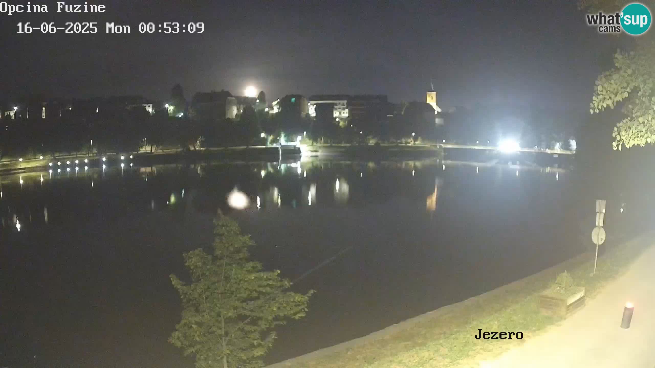 LIVE Lake Bajer livecam Bajersko Jezero Fužine