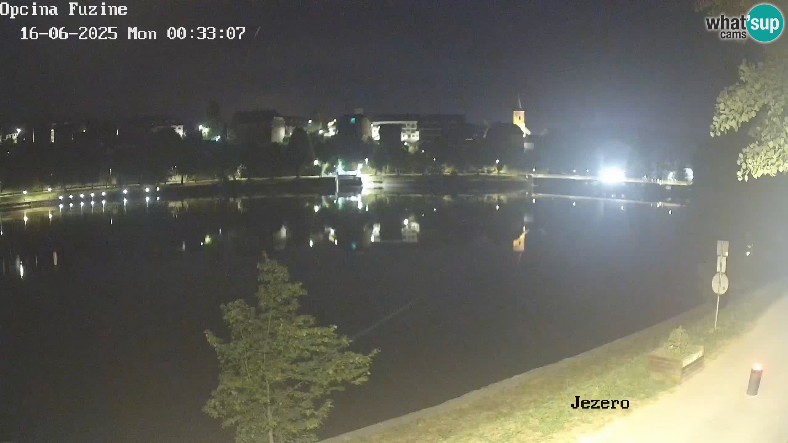 LIVE Lake Bajer livecam Bajersko Jezero Fužine