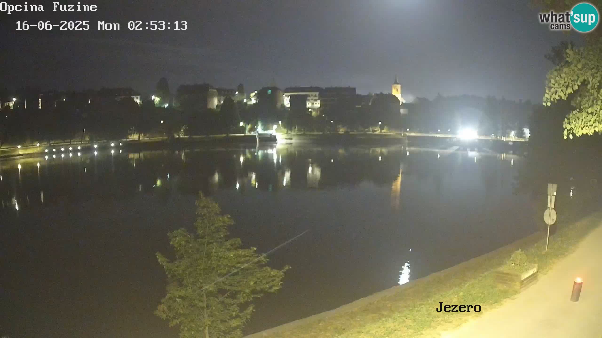 LIVE lago Bajer webcam Bajersko Jezero Fužine