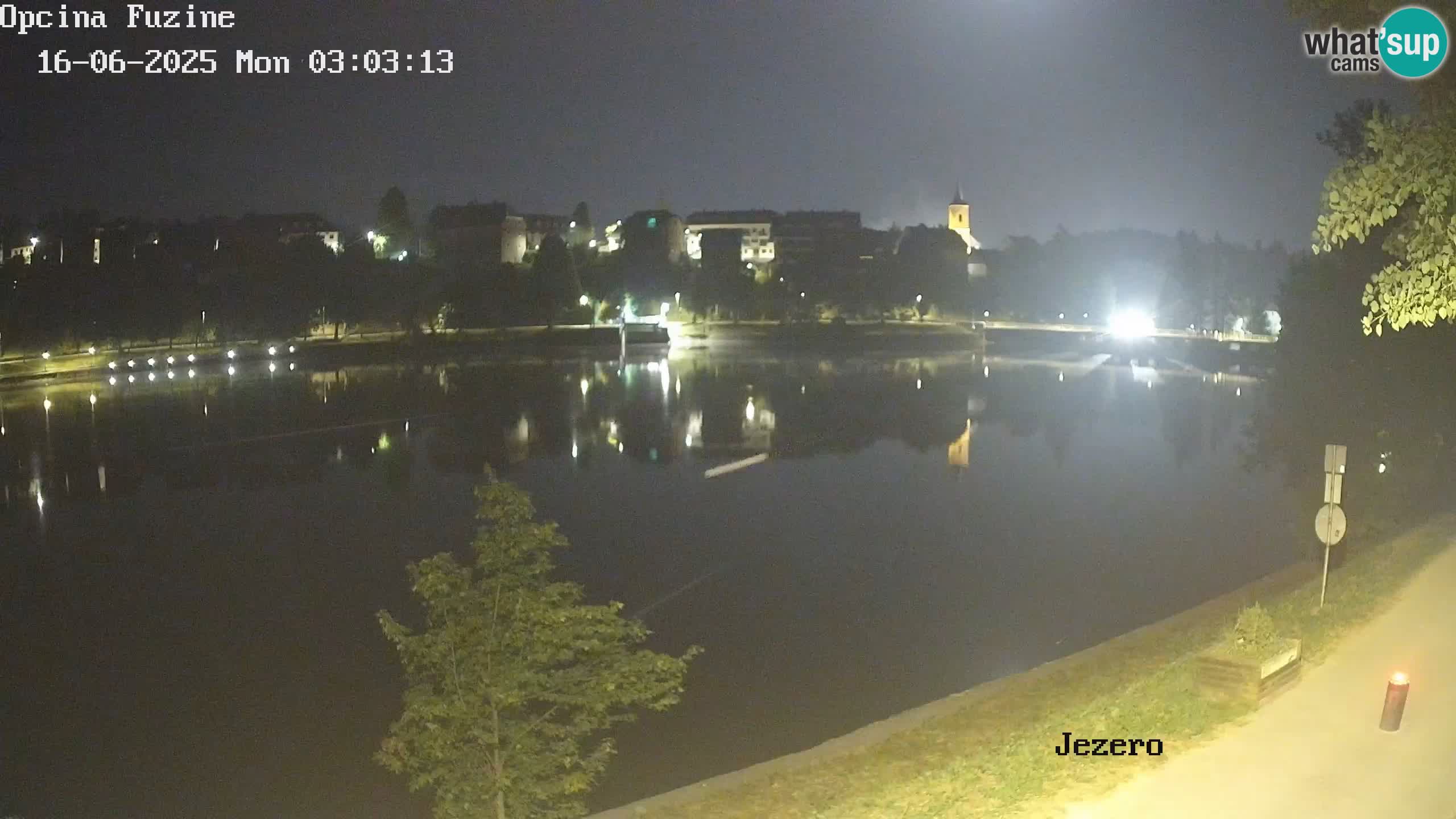 LIVE Lake Bajer livecam Bajersko Jezero Fužine