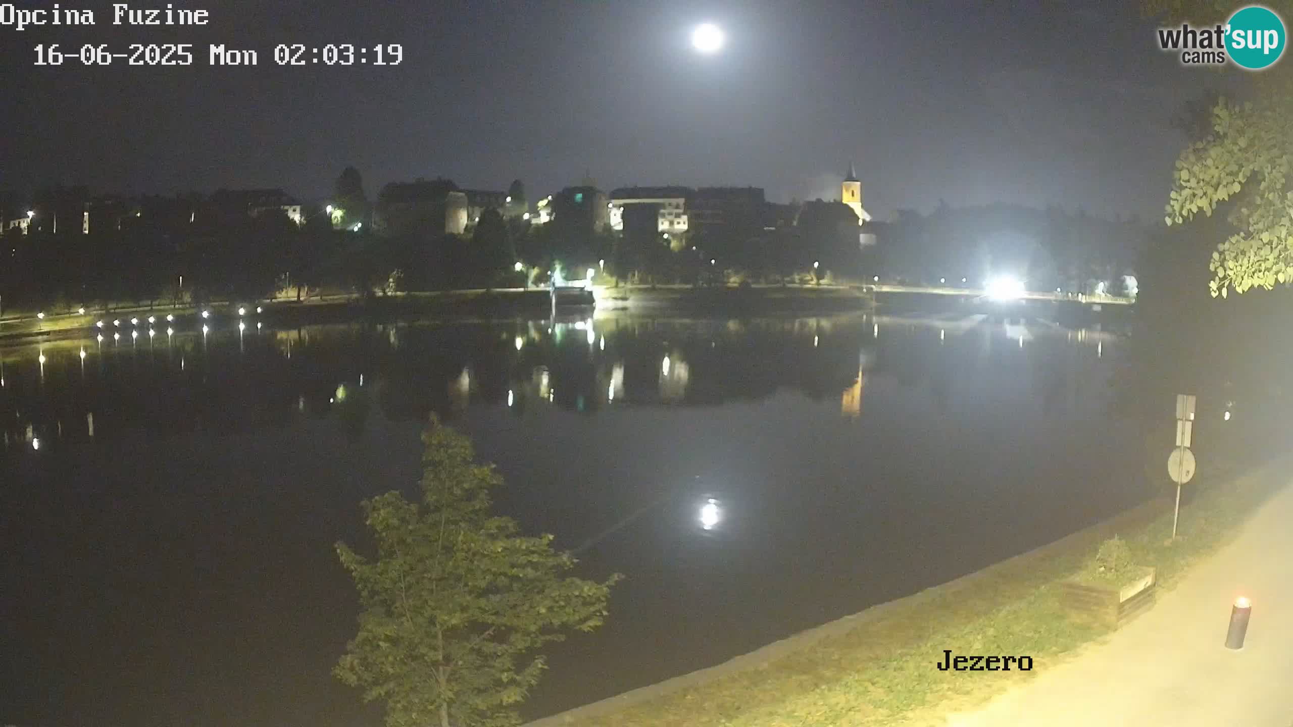 Bajersko Jezero web kamera Fužine