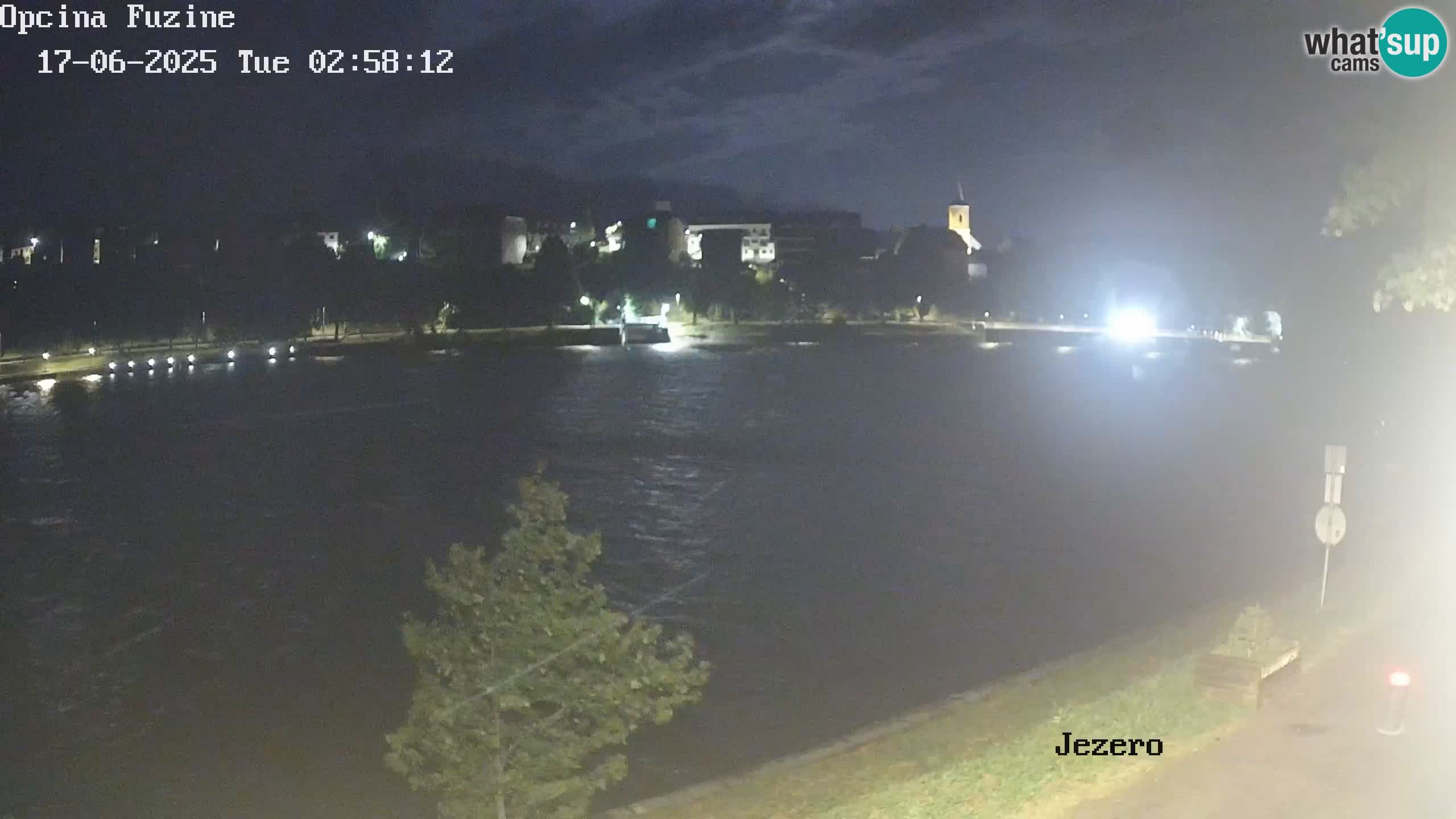 Bajersko Jezero web kamera Fužine