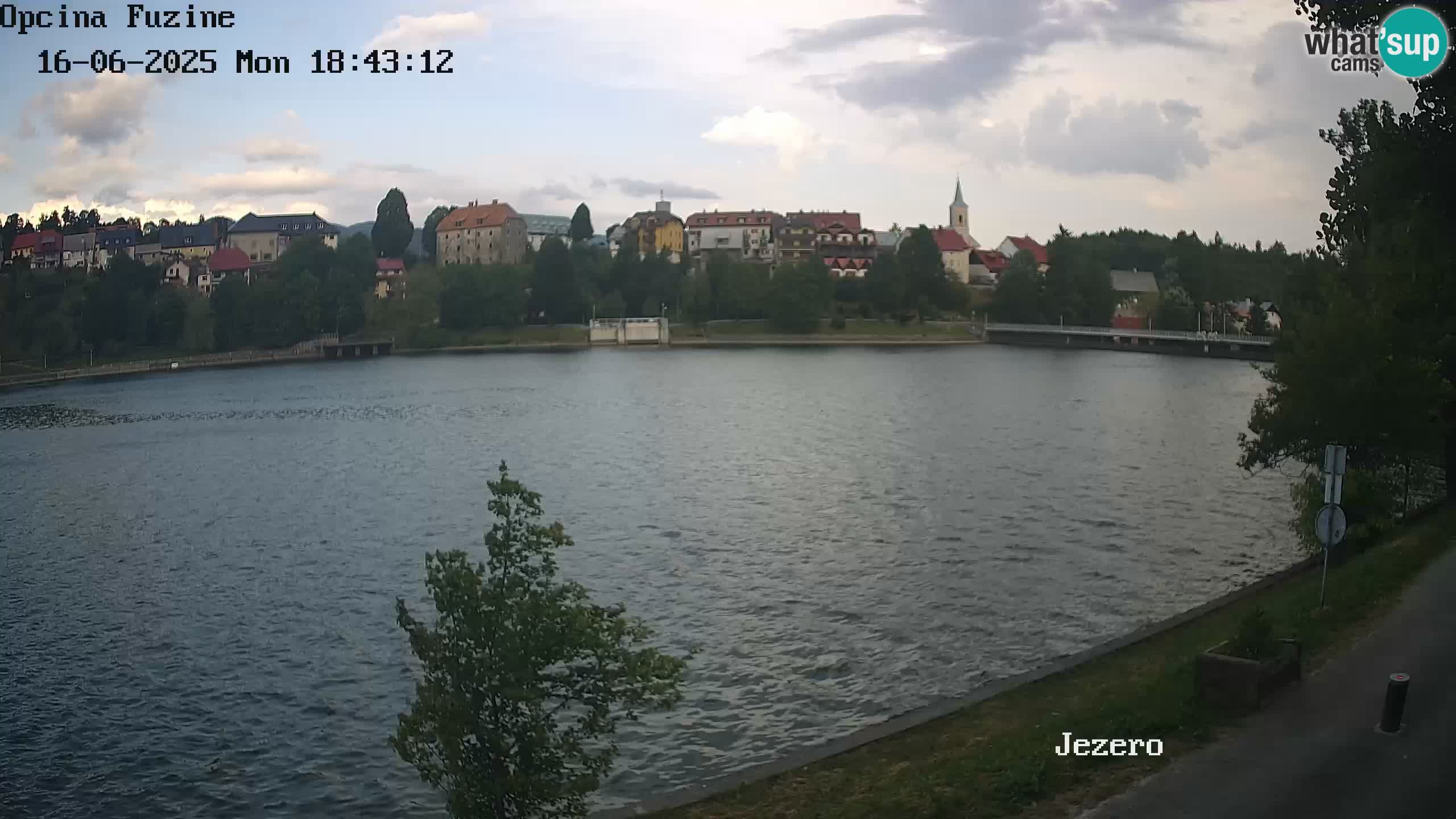 Bajersko Jezero web kamera Fužine