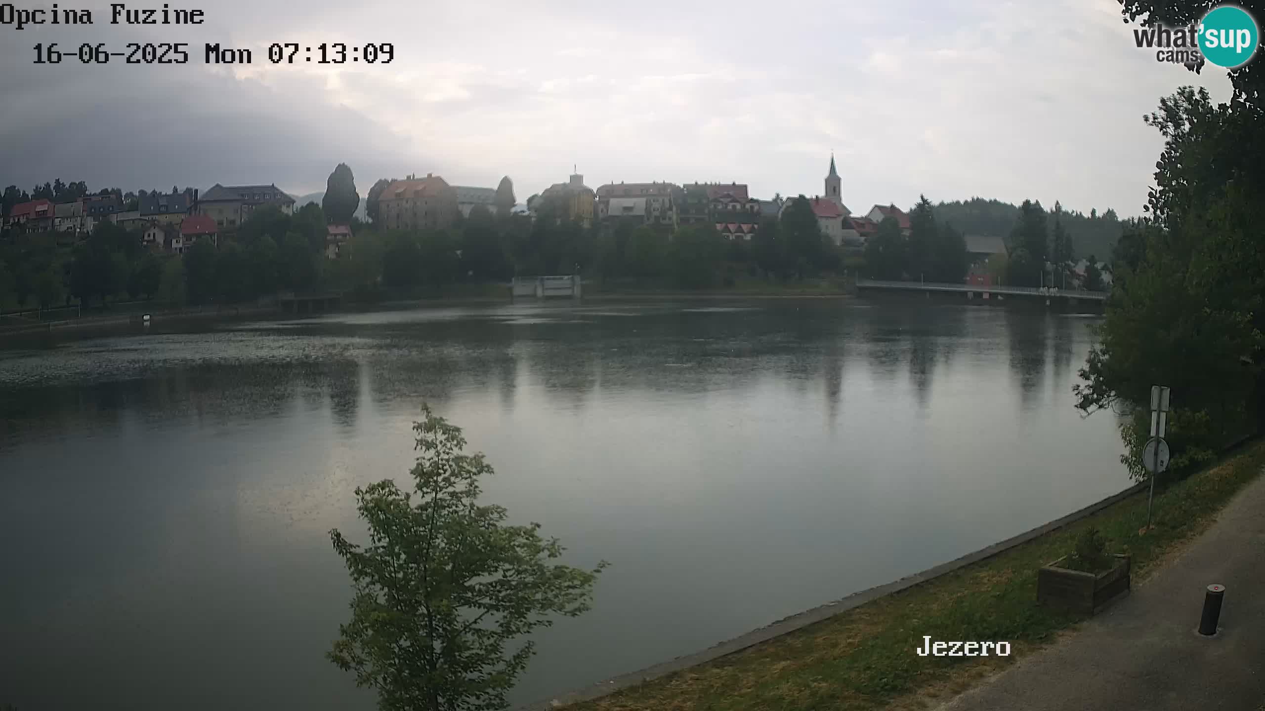 Bajersko Jezero web kamera Fužine