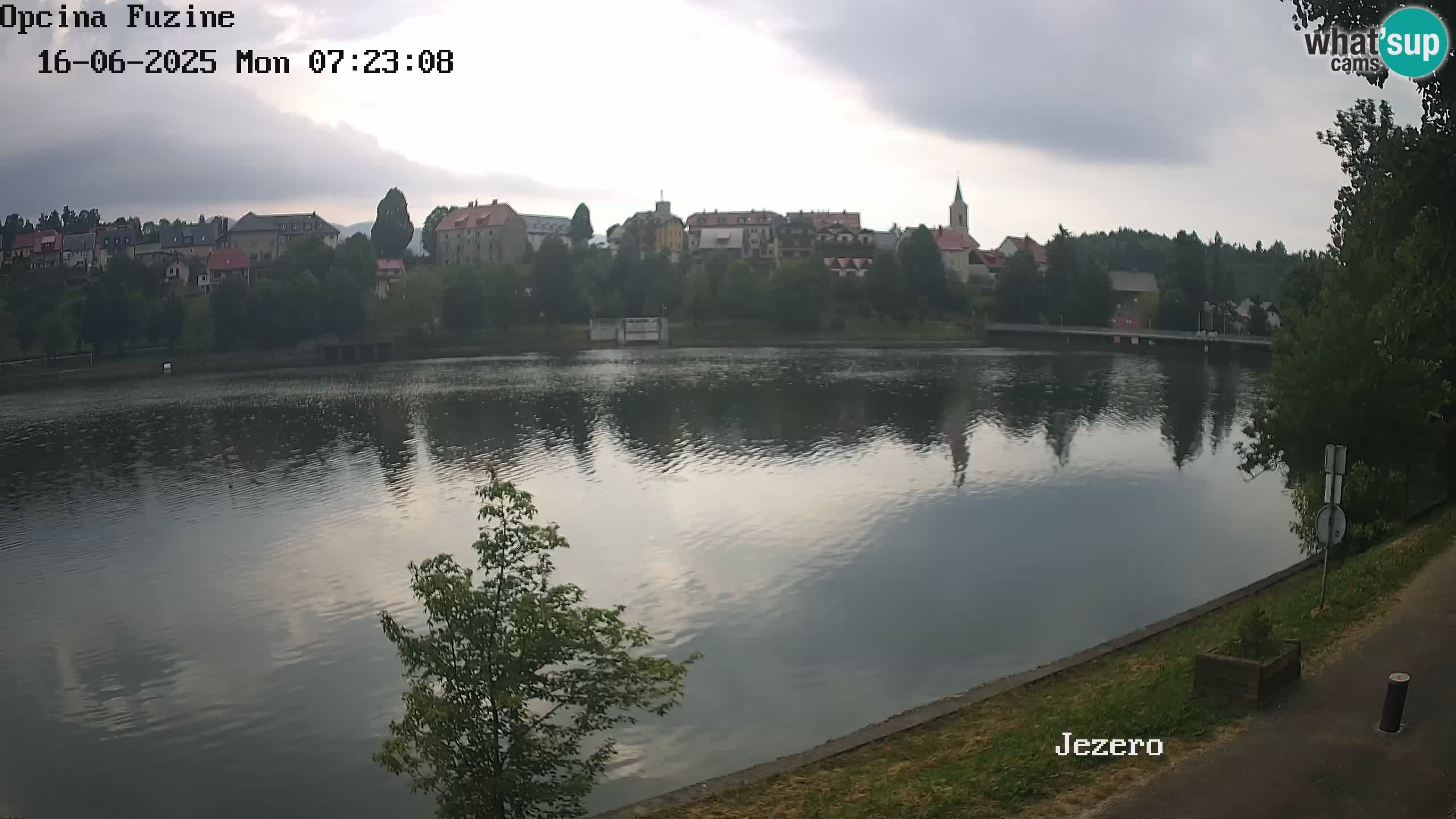 Bajersko Jezero web kamera Fužine