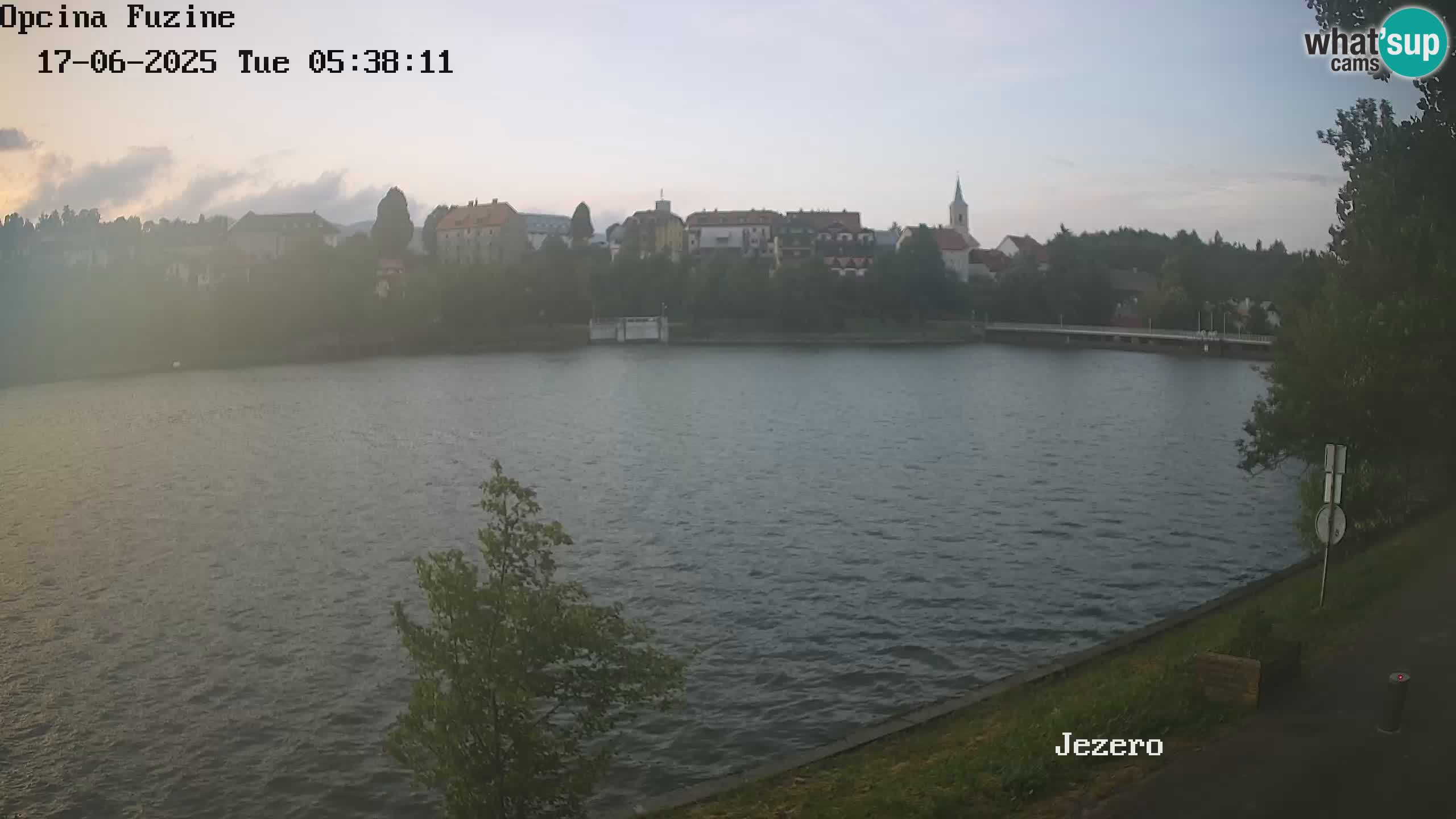 Bajersko Jezero web kamera Fužine