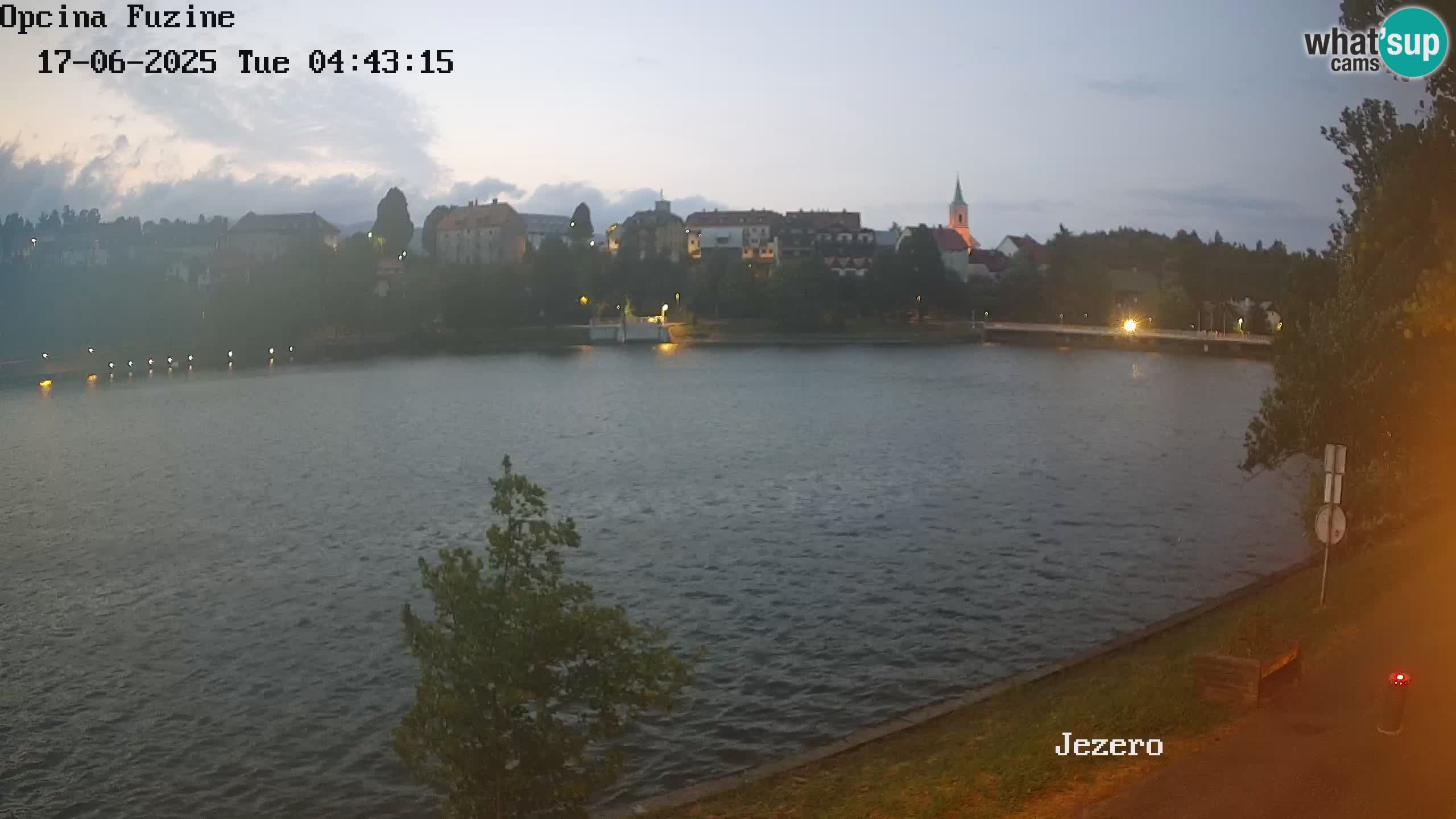 Bajersko Jezero web kamera Fužine