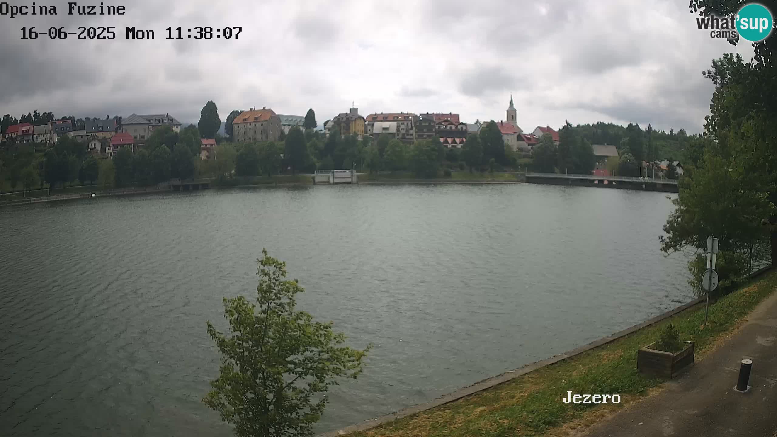 Bajersko Jezero web kamera Fužine