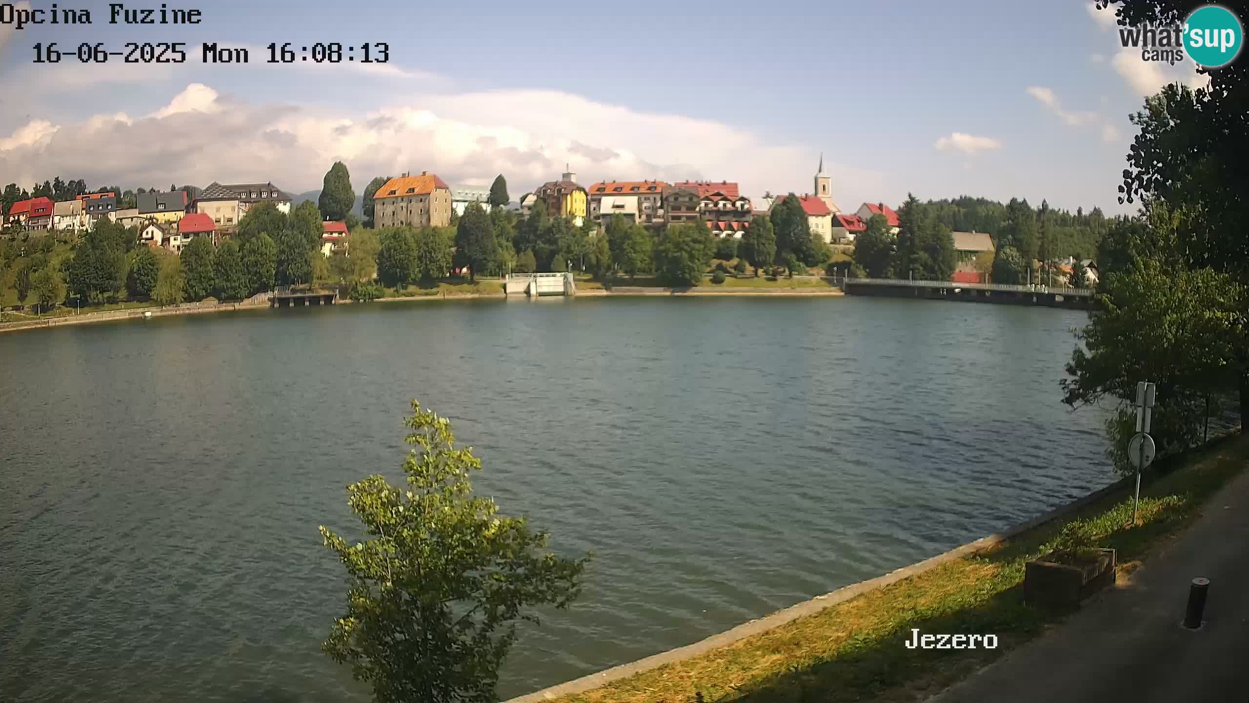 Bajersko Jezero web kamera Fužine