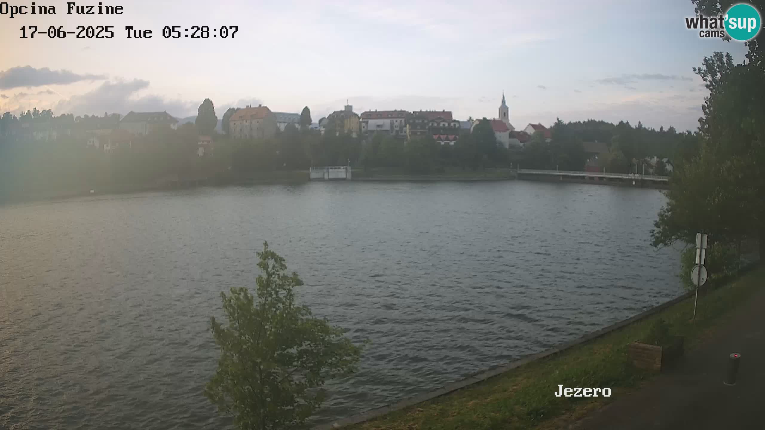 Bajersko Jezero web kamera Fužine
