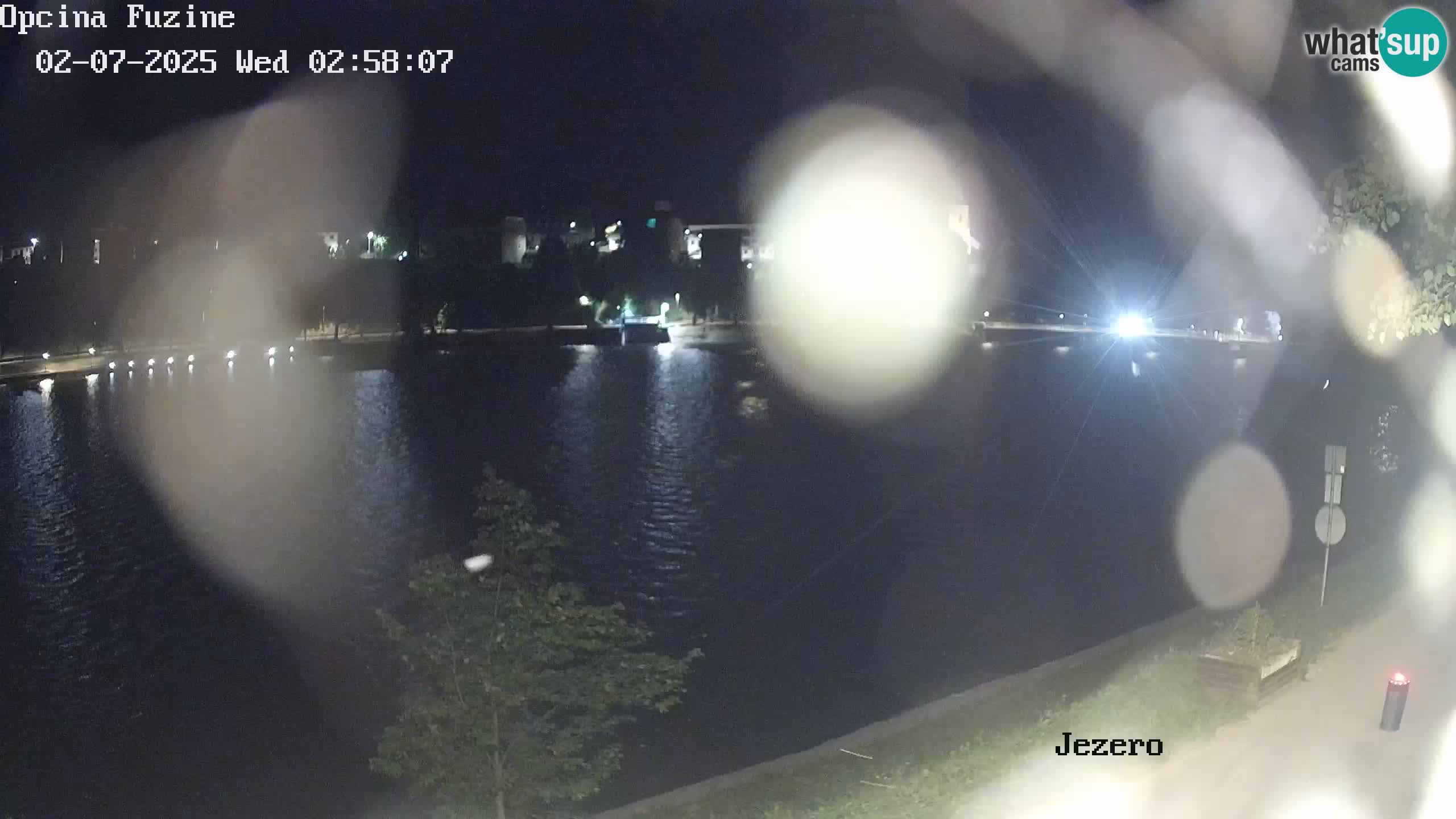 LIVE Lake Bajer livecam Bajersko Jezero Fužine