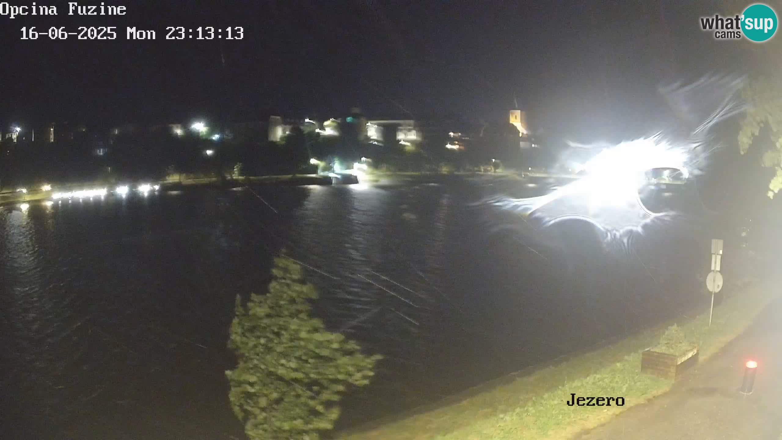 LIVE lago Bajer webcam Bajersko Jezero Fužine
