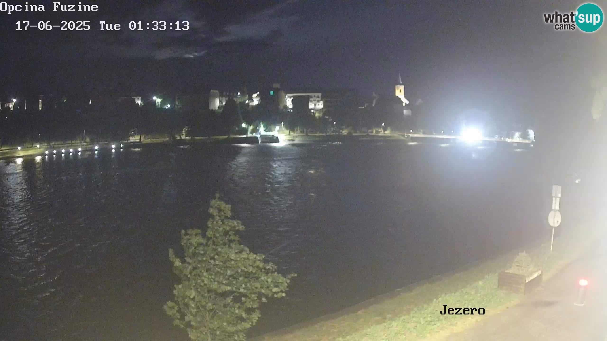 Bajersko Jezero web kamera Fužine