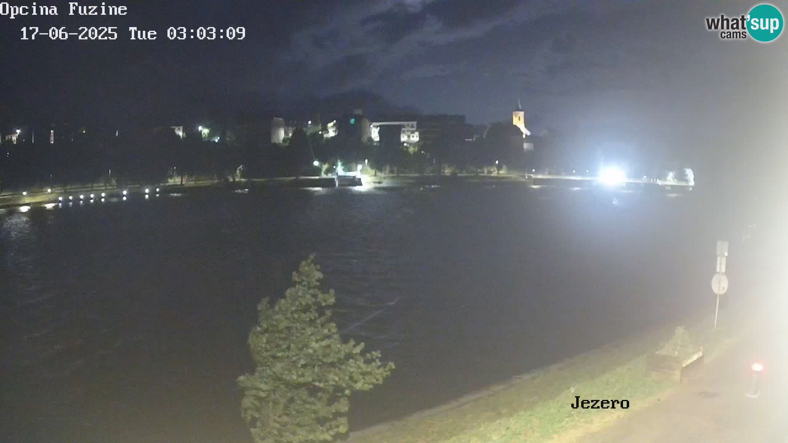 LIVE Lake Bajer livecam Bajersko Jezero Fužine