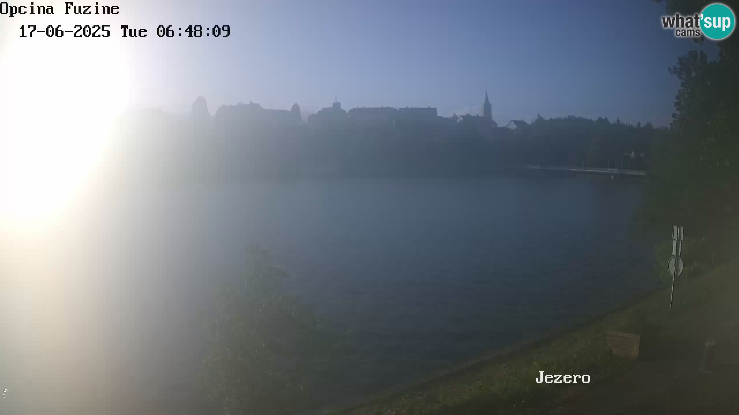 LIVE Lake Bajer livecam Bajersko Jezero Fužine