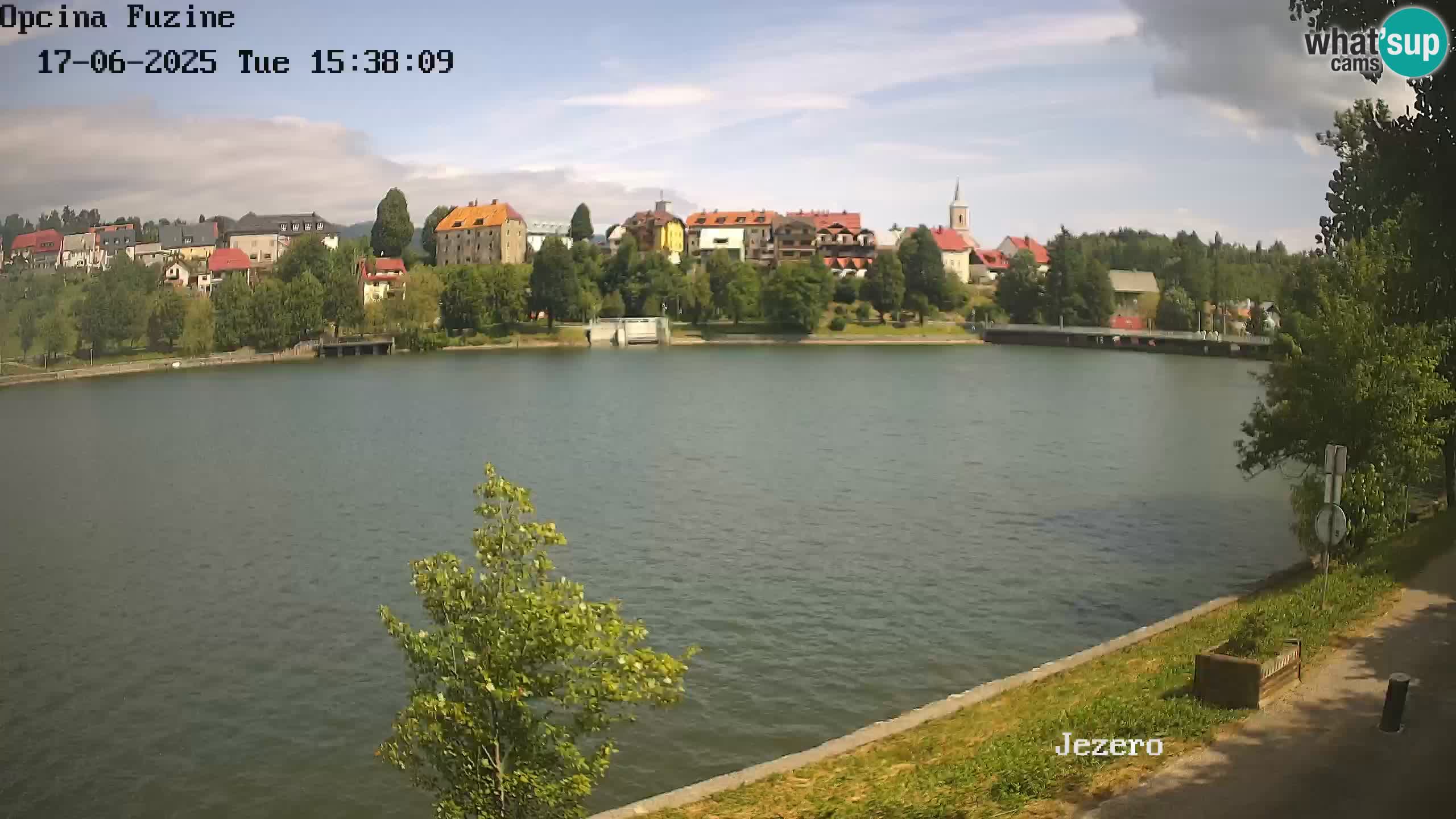 Bajersko Jezero web kamera Fužine