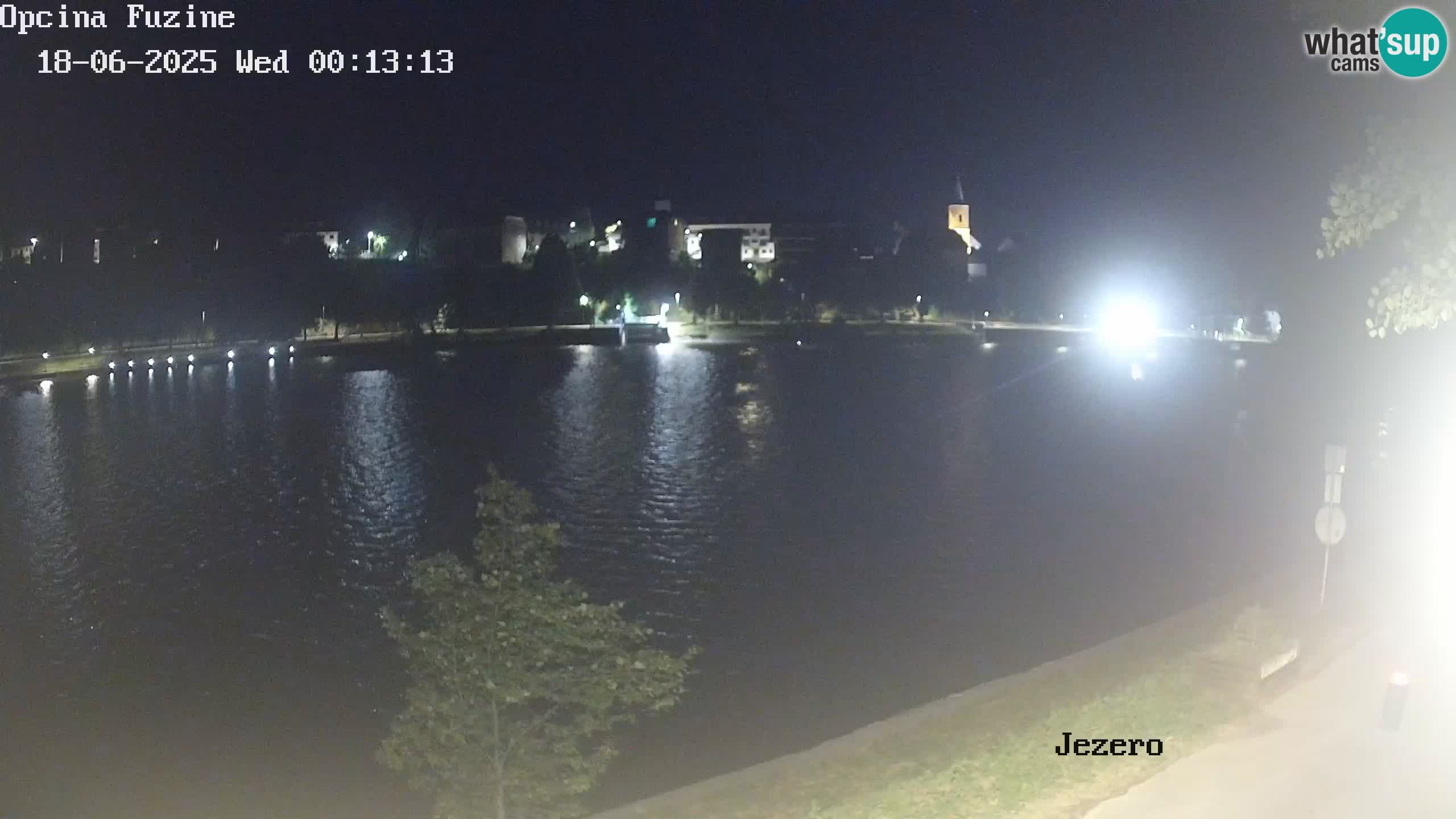LIVE Lake Bajer livecam Bajersko Jezero Fužine