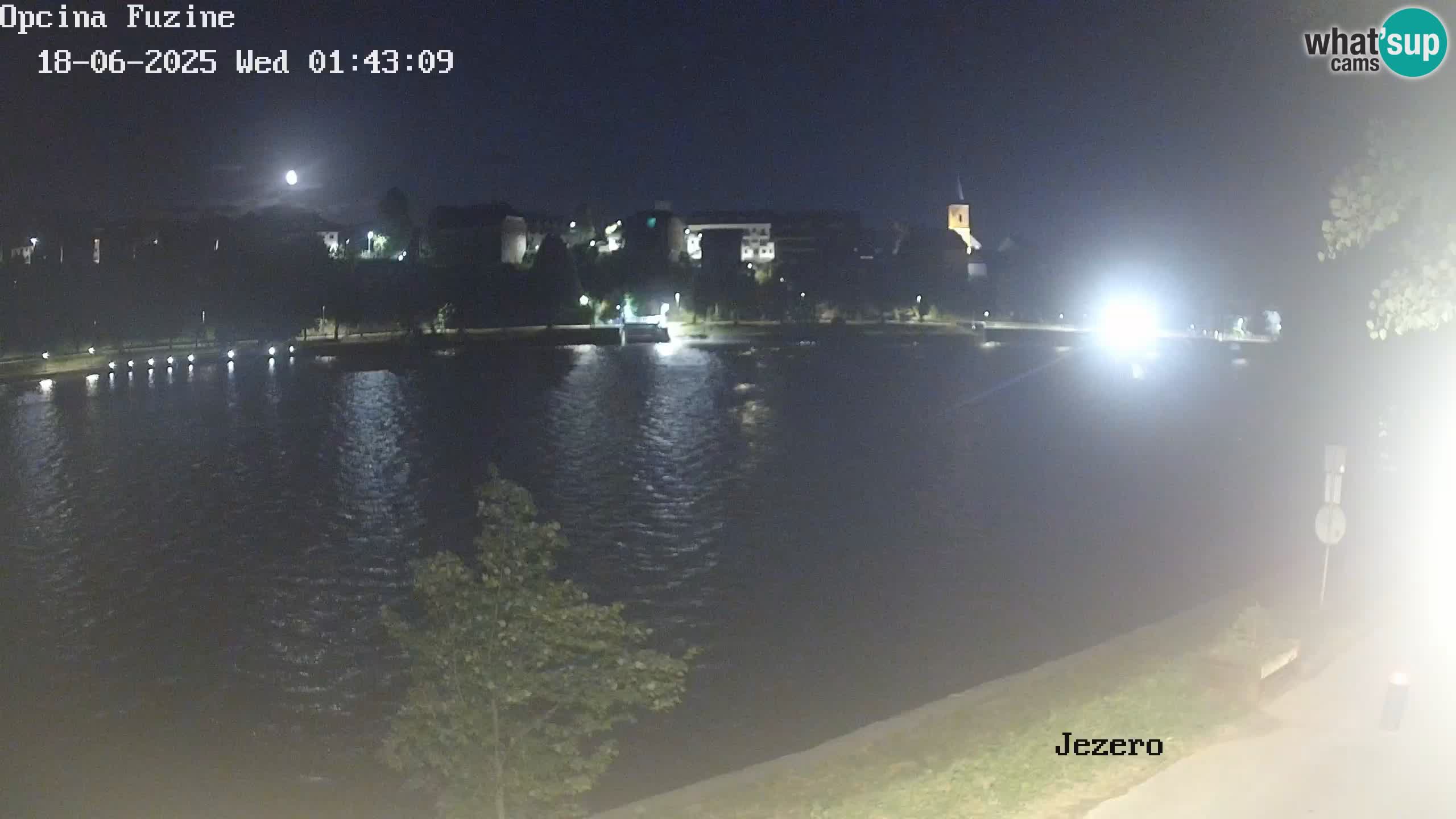 LIVE Lake Bajer livecam Bajersko Jezero Fužine