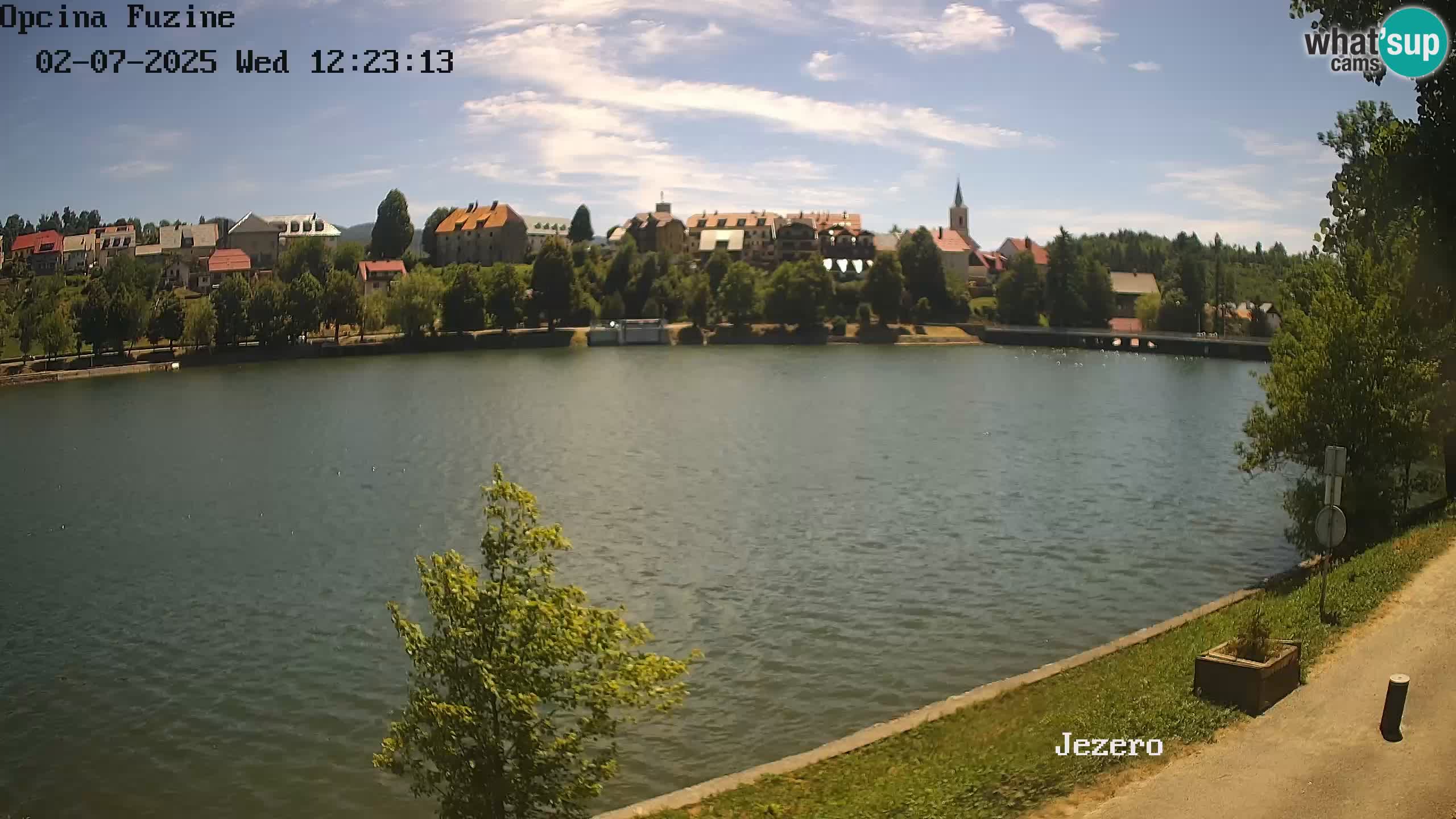 Kamera v živo Bajersko Jezero Fužine