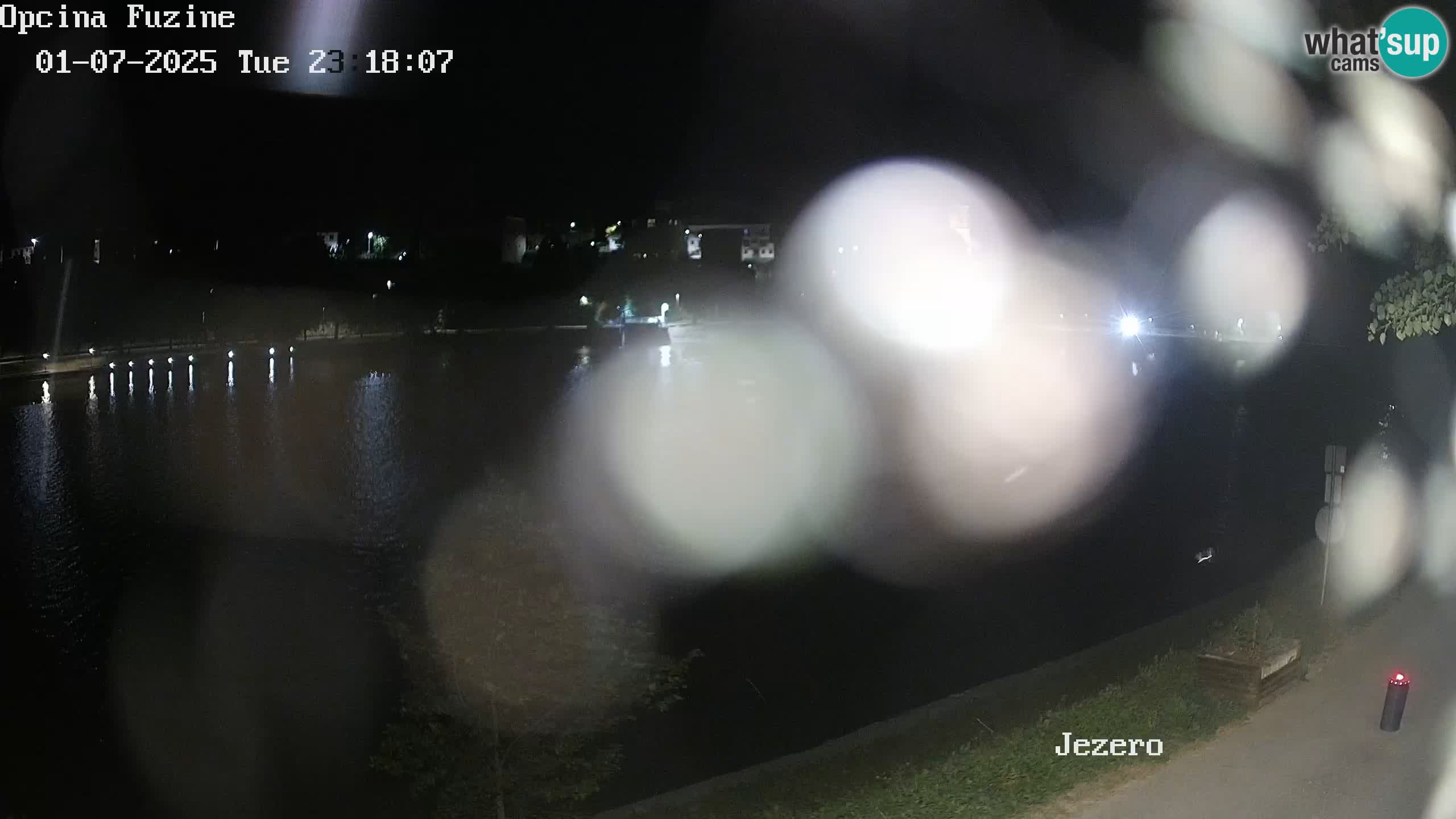 LIVE Lake Bajer livecam Bajersko Jezero Fužine