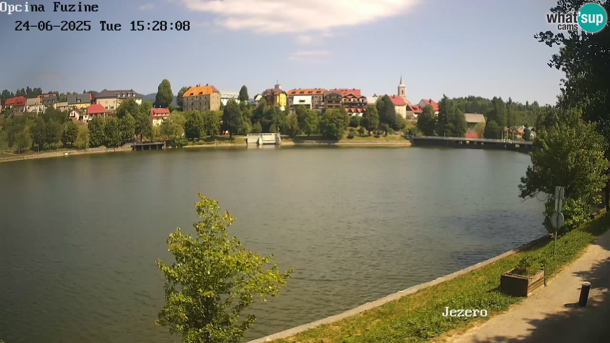 Kamera v živo Bajersko Jezero Fužine