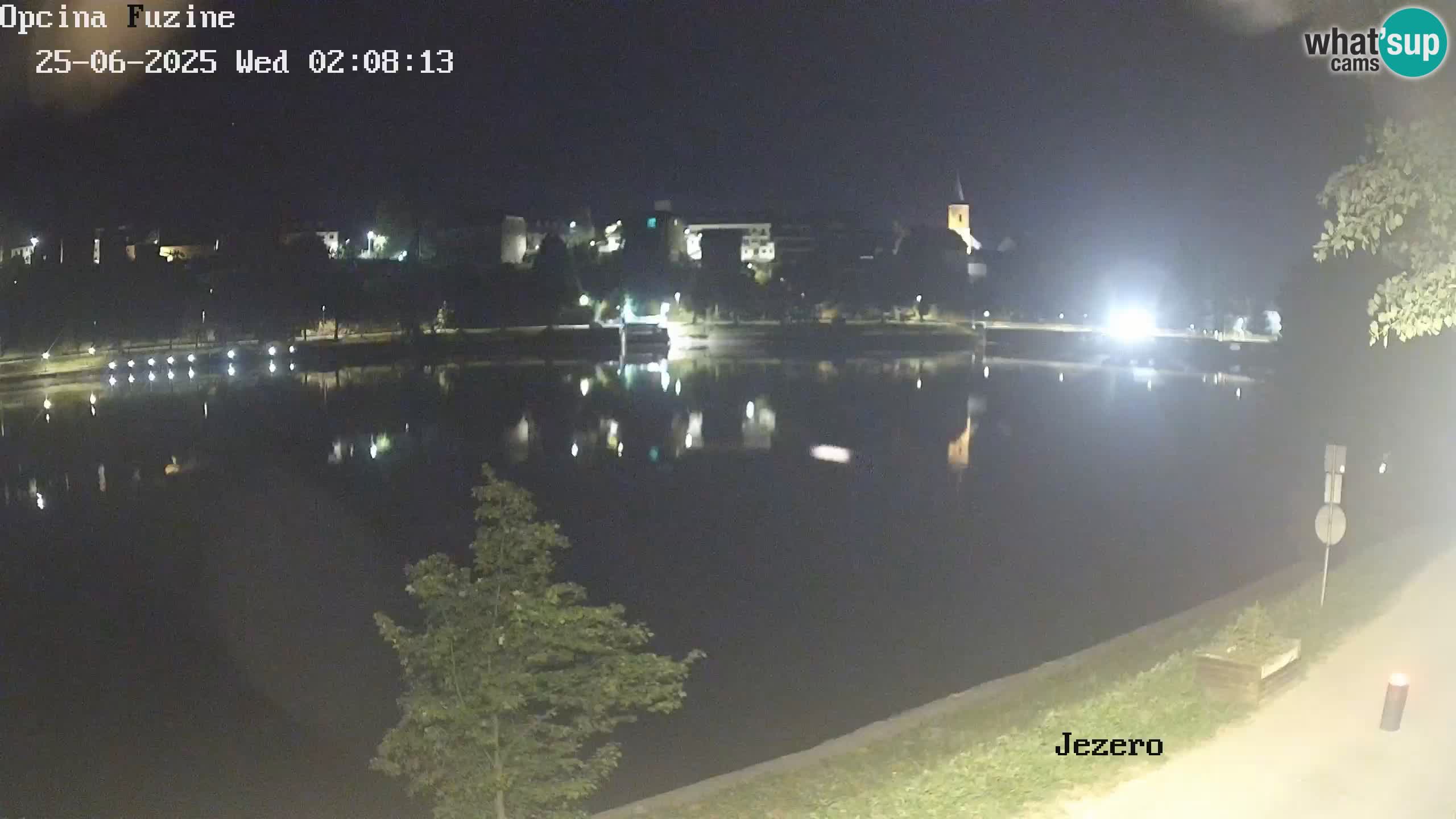 LIVE lago Bajer webcam Bajersko Jezero Fužine