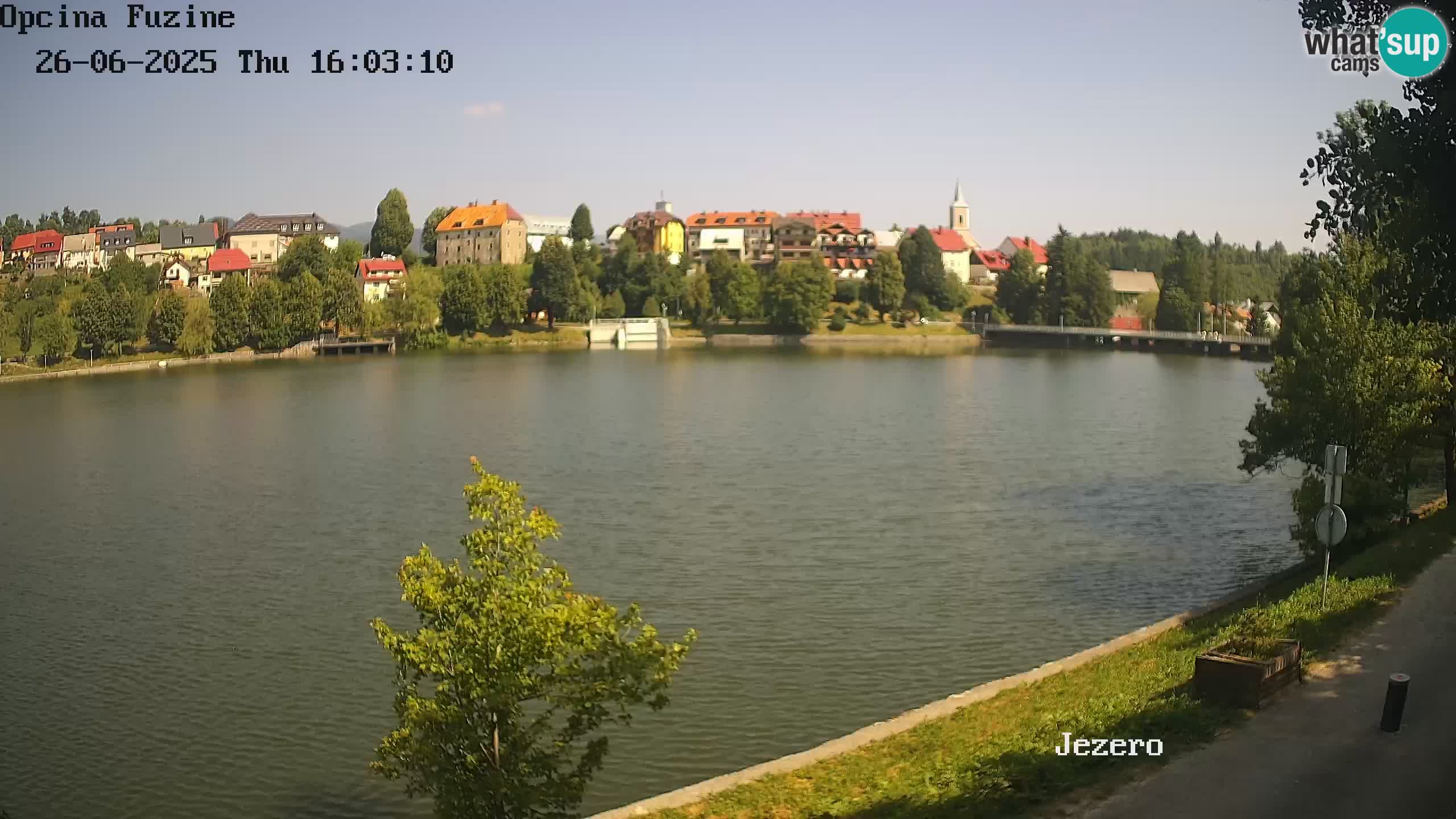 Kamera v živo Bajersko Jezero Fužine