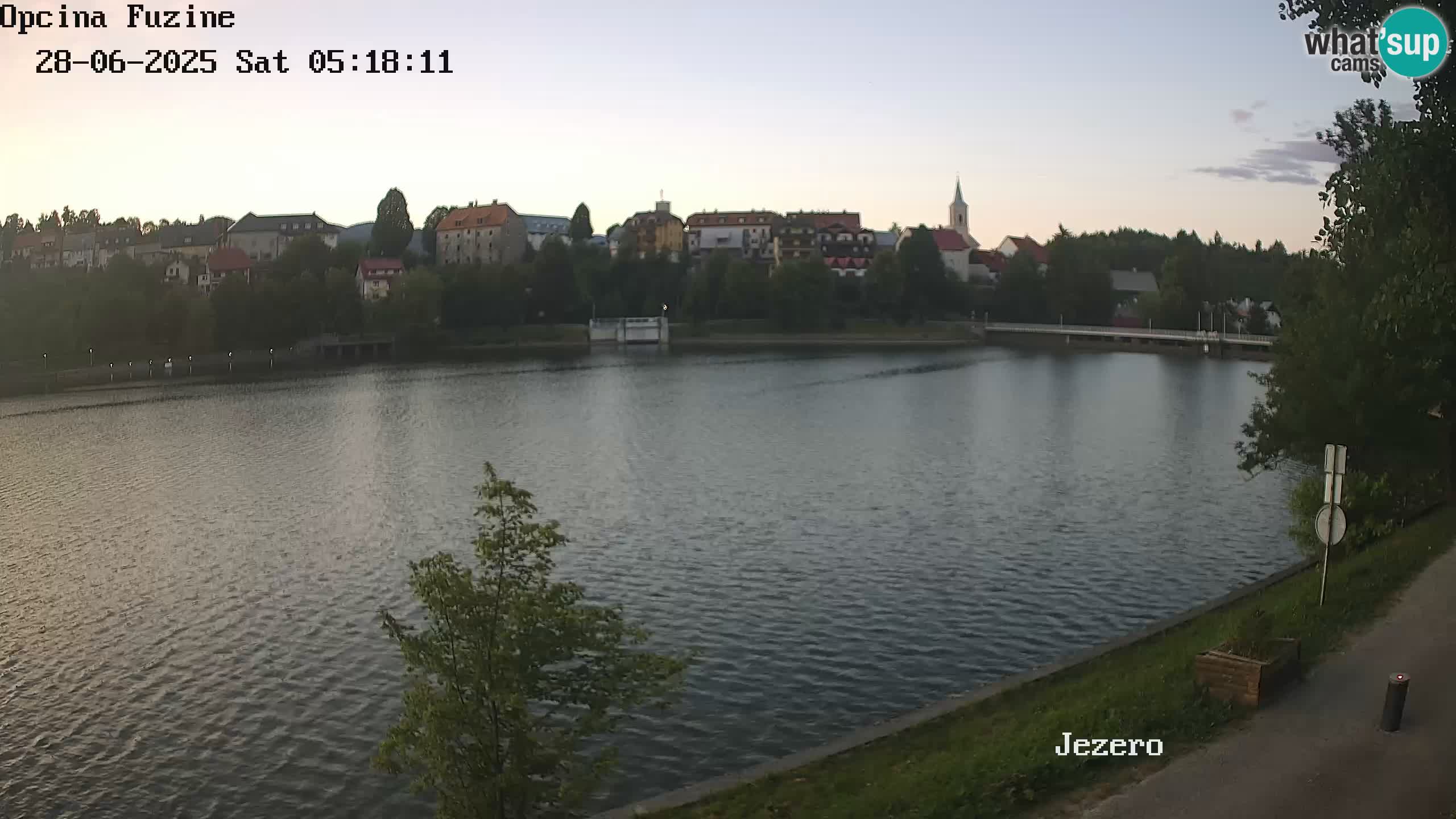 LIVE Lake Bajer livecam Bajersko Jezero Fužine