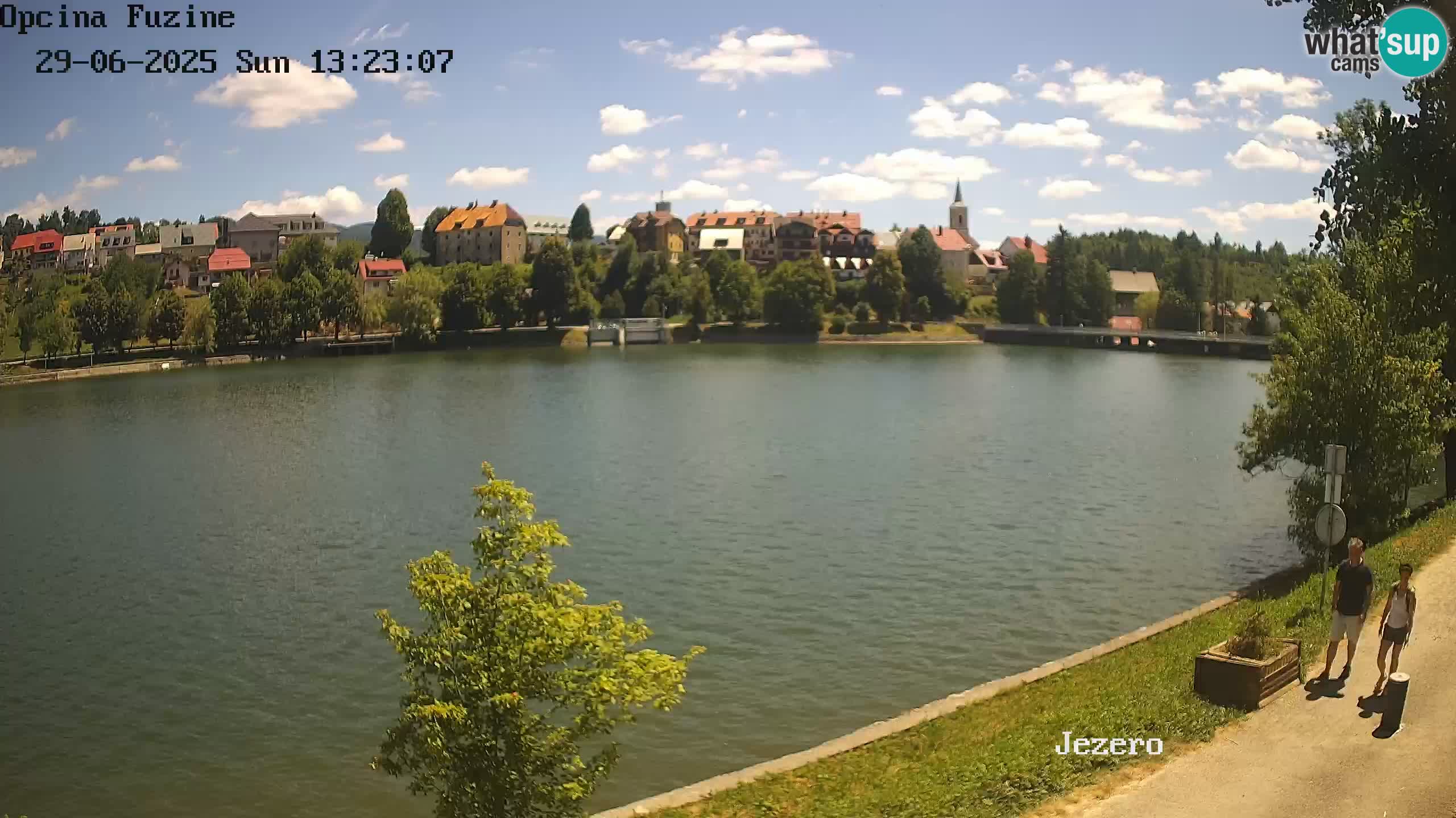 LIVE Lake Bajer livecam Bajersko Jezero Fužine