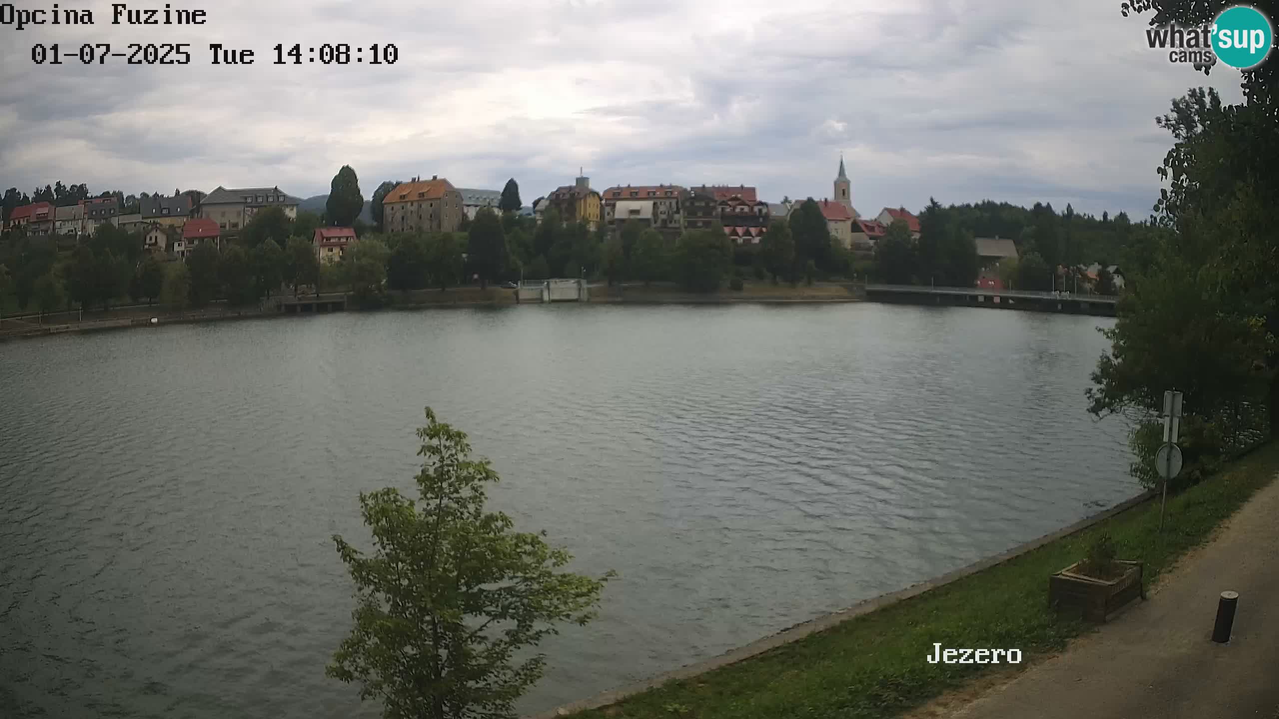 LIVE Lake Bajer livecam Bajersko Jezero Fužine