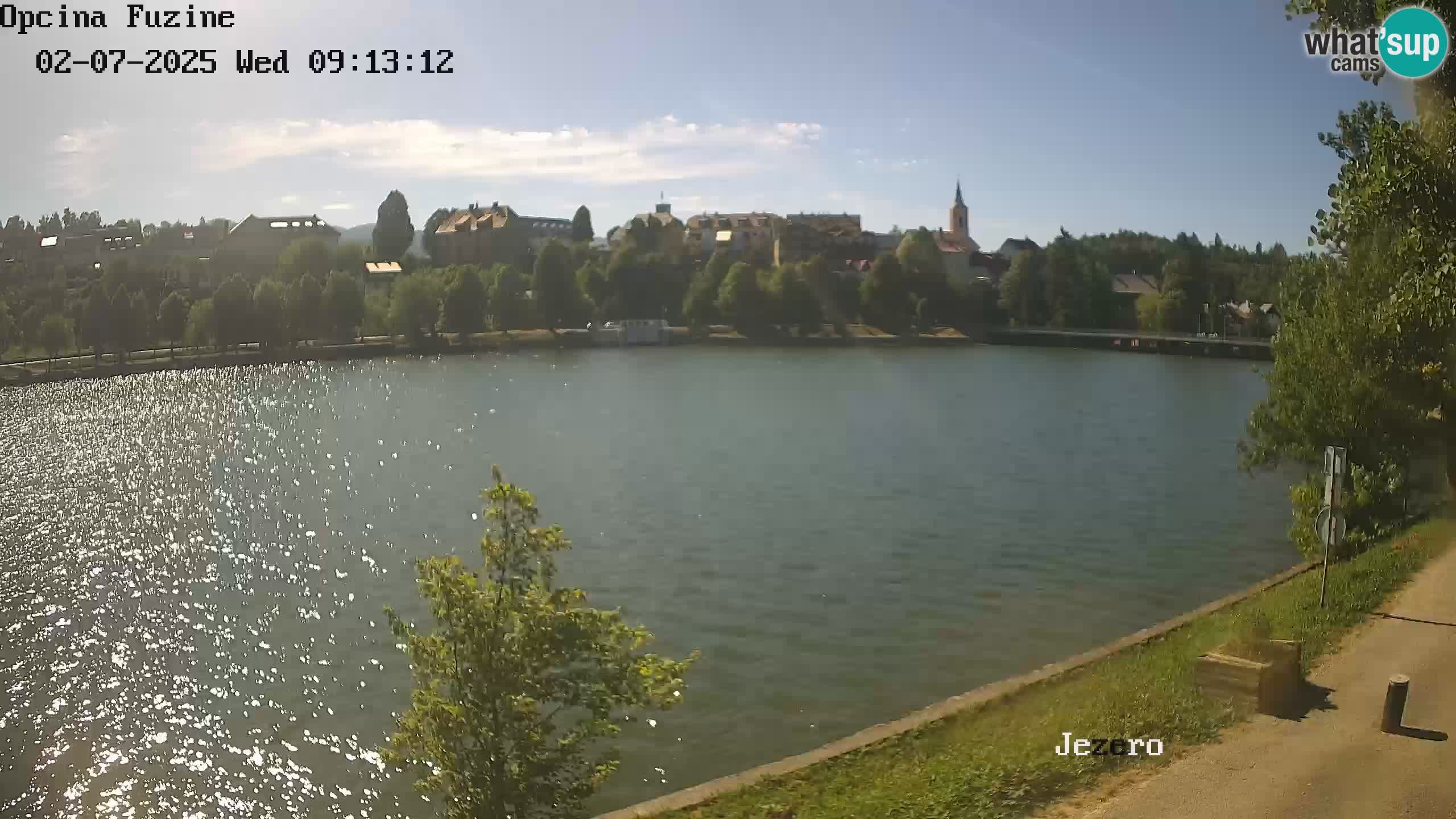 LIVE Lake Bajer livecam Bajersko Jezero Fužine