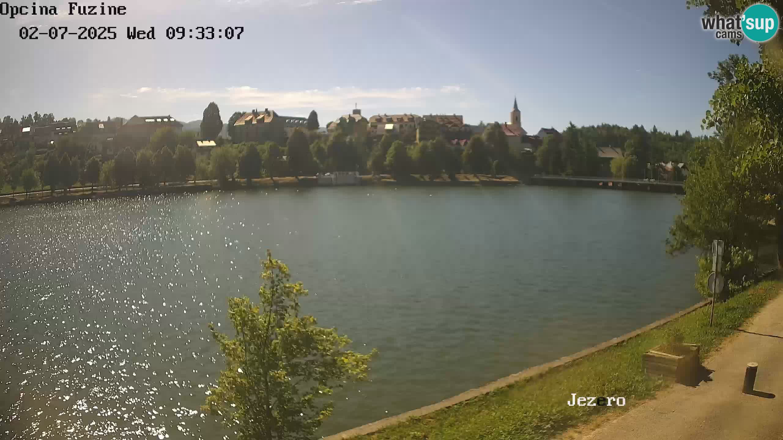LIVE Lake Bajer livecam Bajersko Jezero Fužine