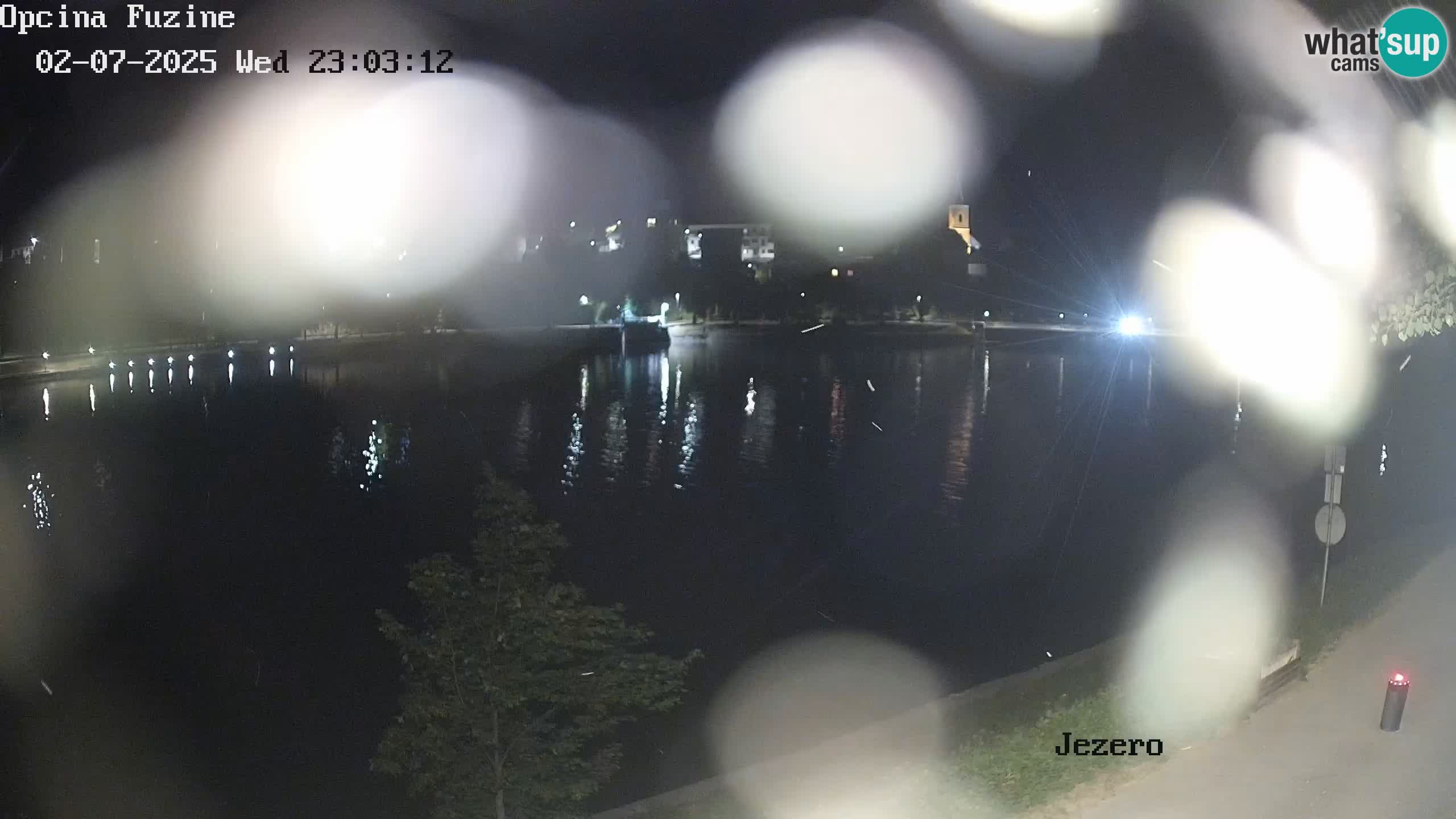 LIVE Lake Bajer livecam Bajersko Jezero Fužine