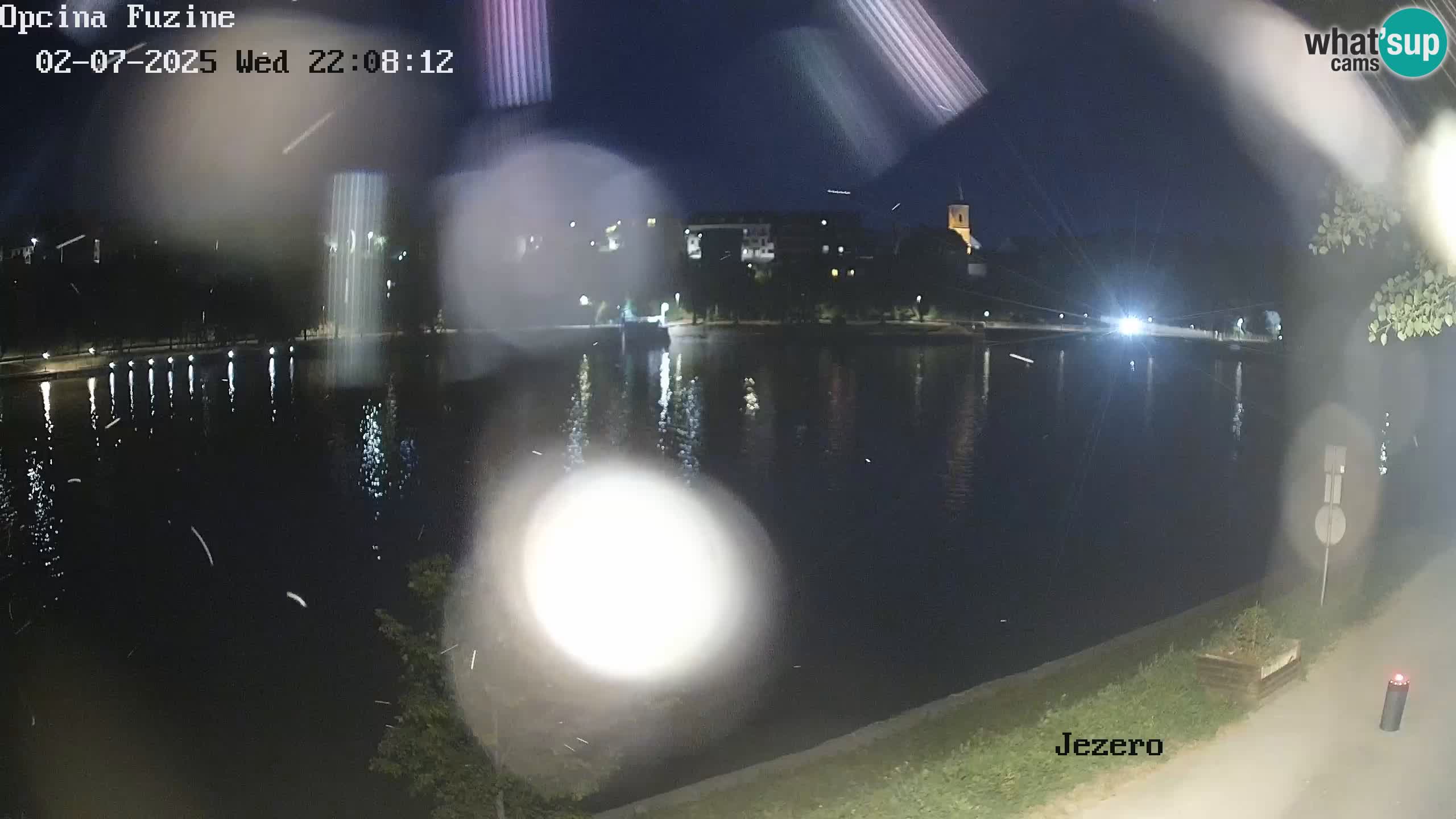 Bajersko Jezero web kamera Fužine