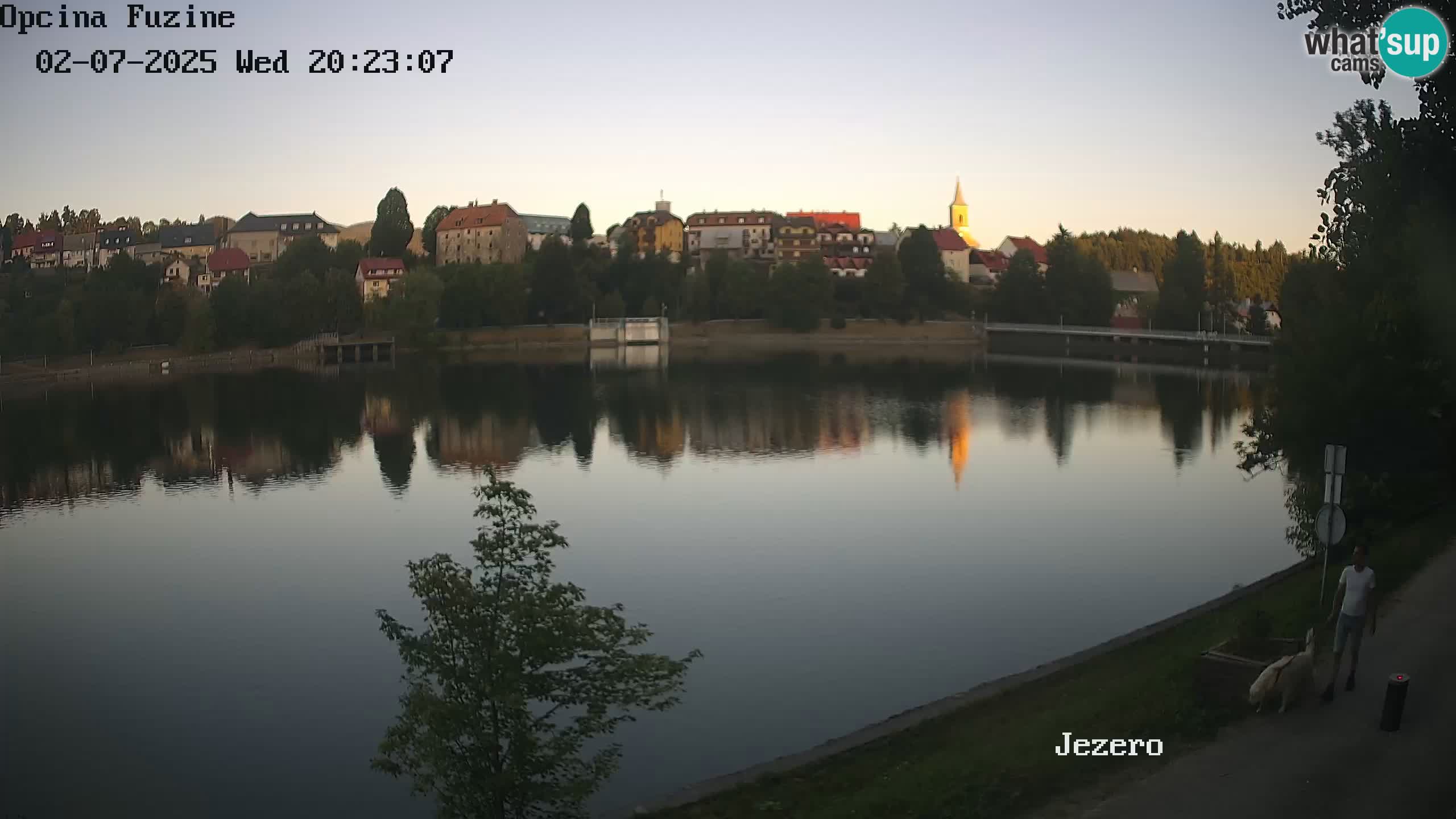 LIVE Lake Bajer livecam Bajersko Jezero Fužine