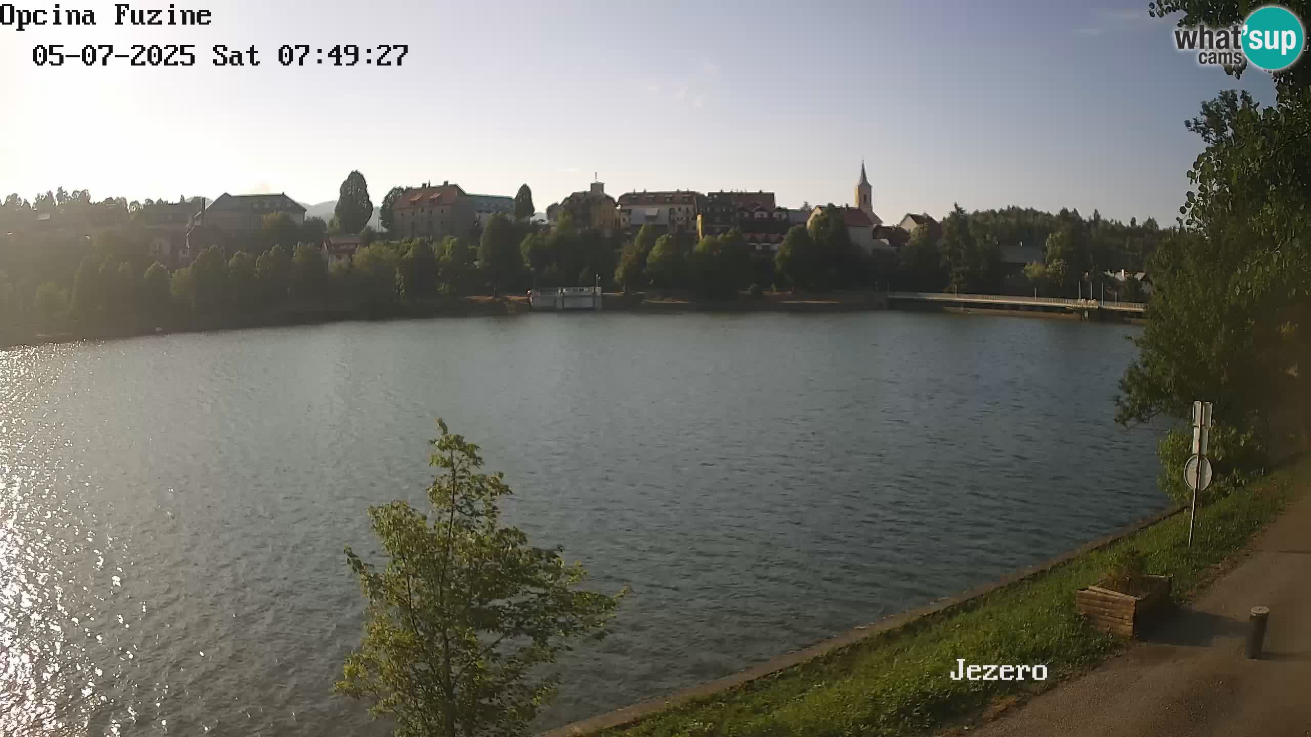 Kamera v živo Bajersko Jezero Fužine