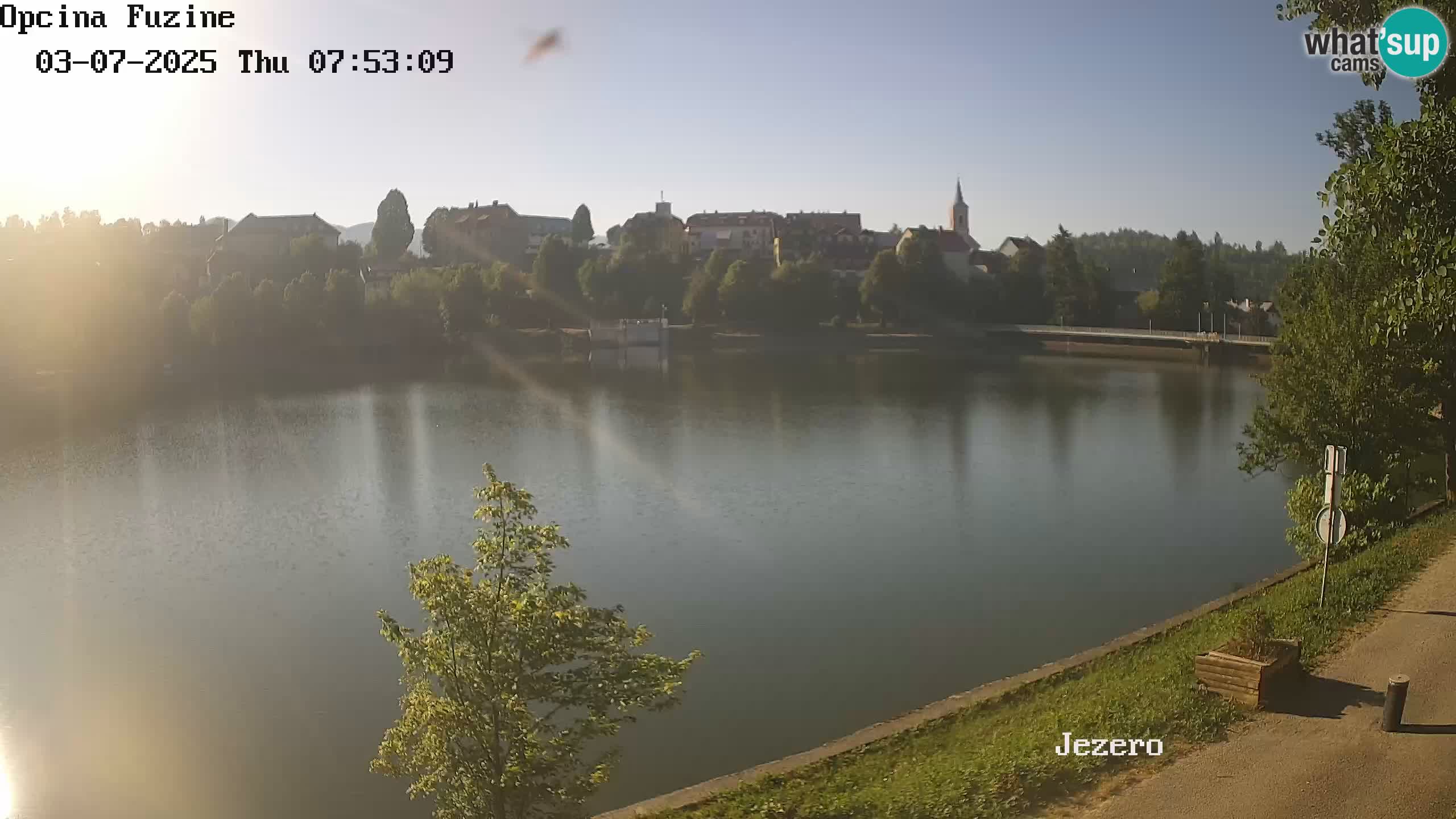 LIVE Lake Bajer livecam Bajersko Jezero Fužine