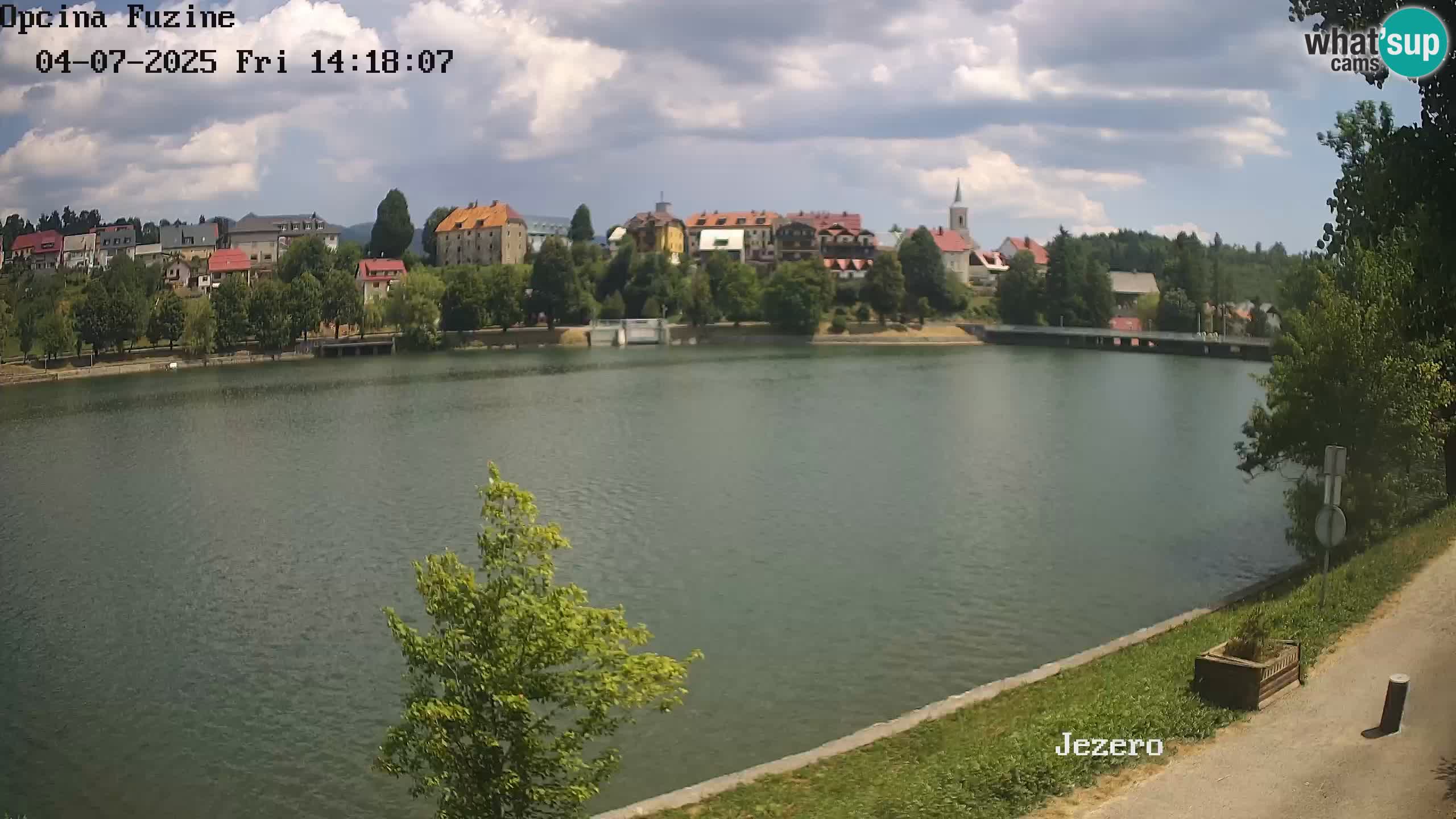 Bajersko Jezero web kamera Fužine