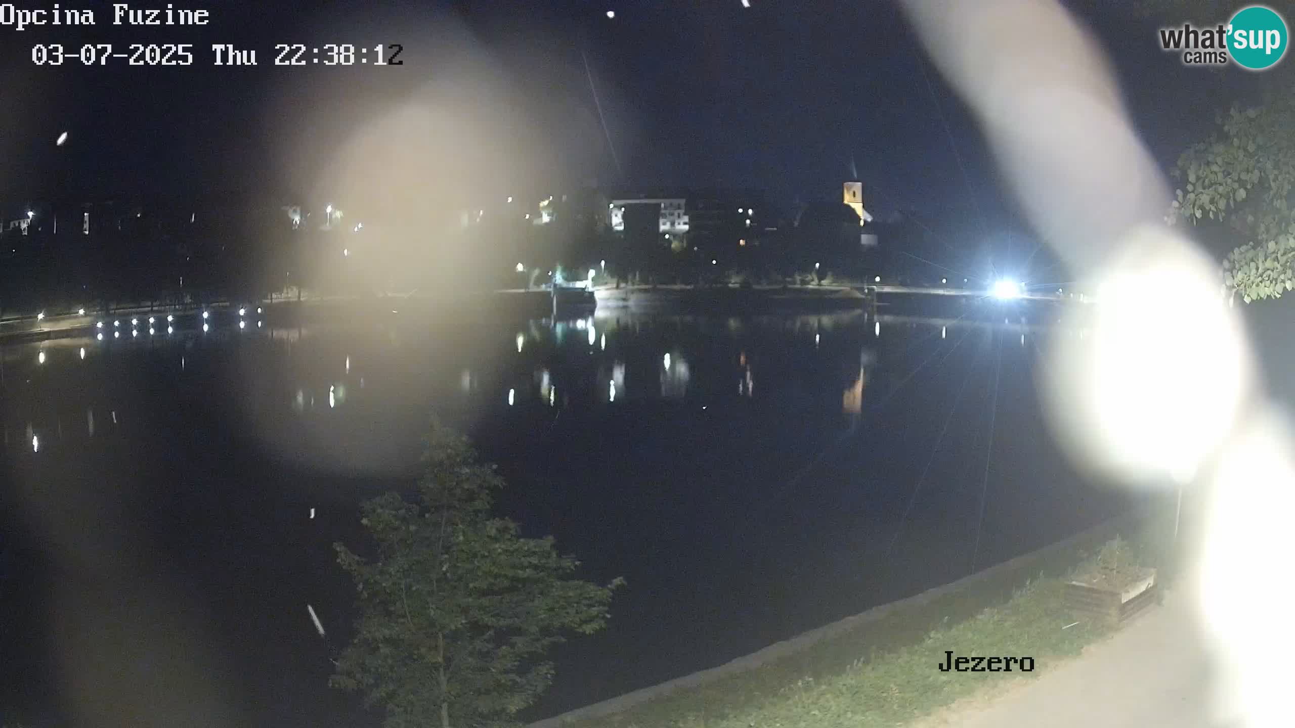 LIVE Lake Bajer livecam Bajersko Jezero Fužine