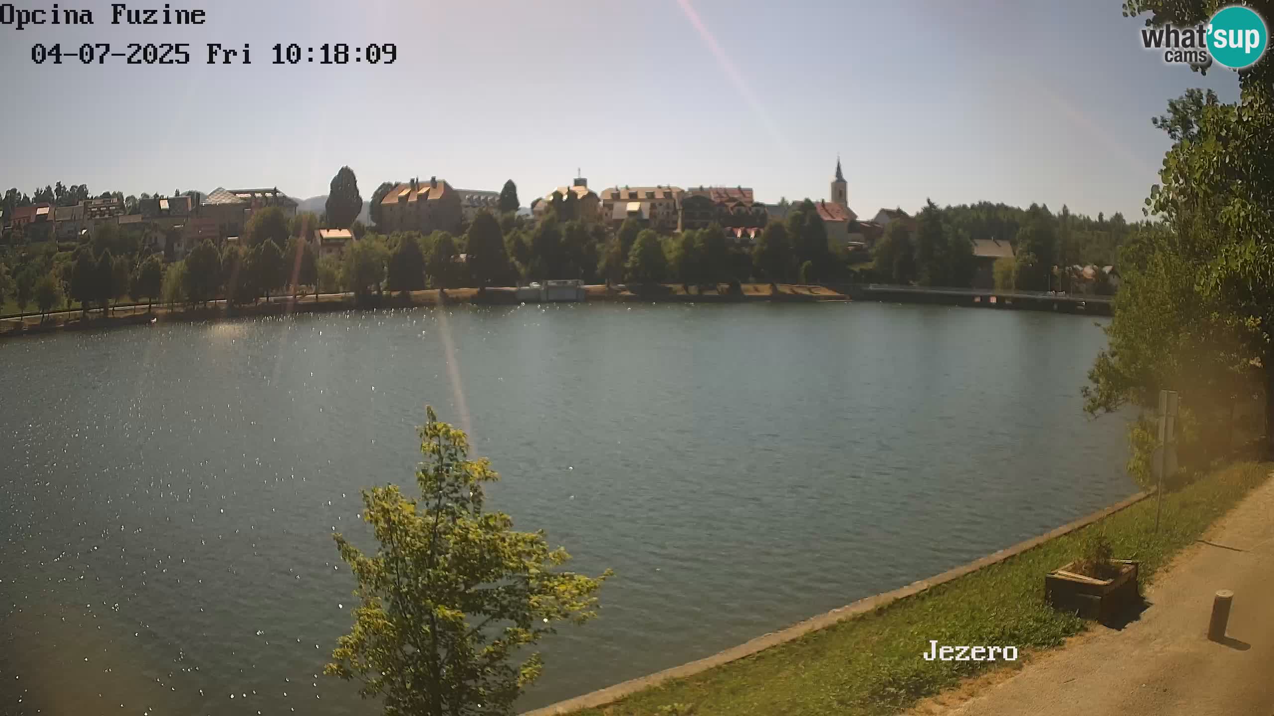 Bajersko Jezero web kamera Fužine