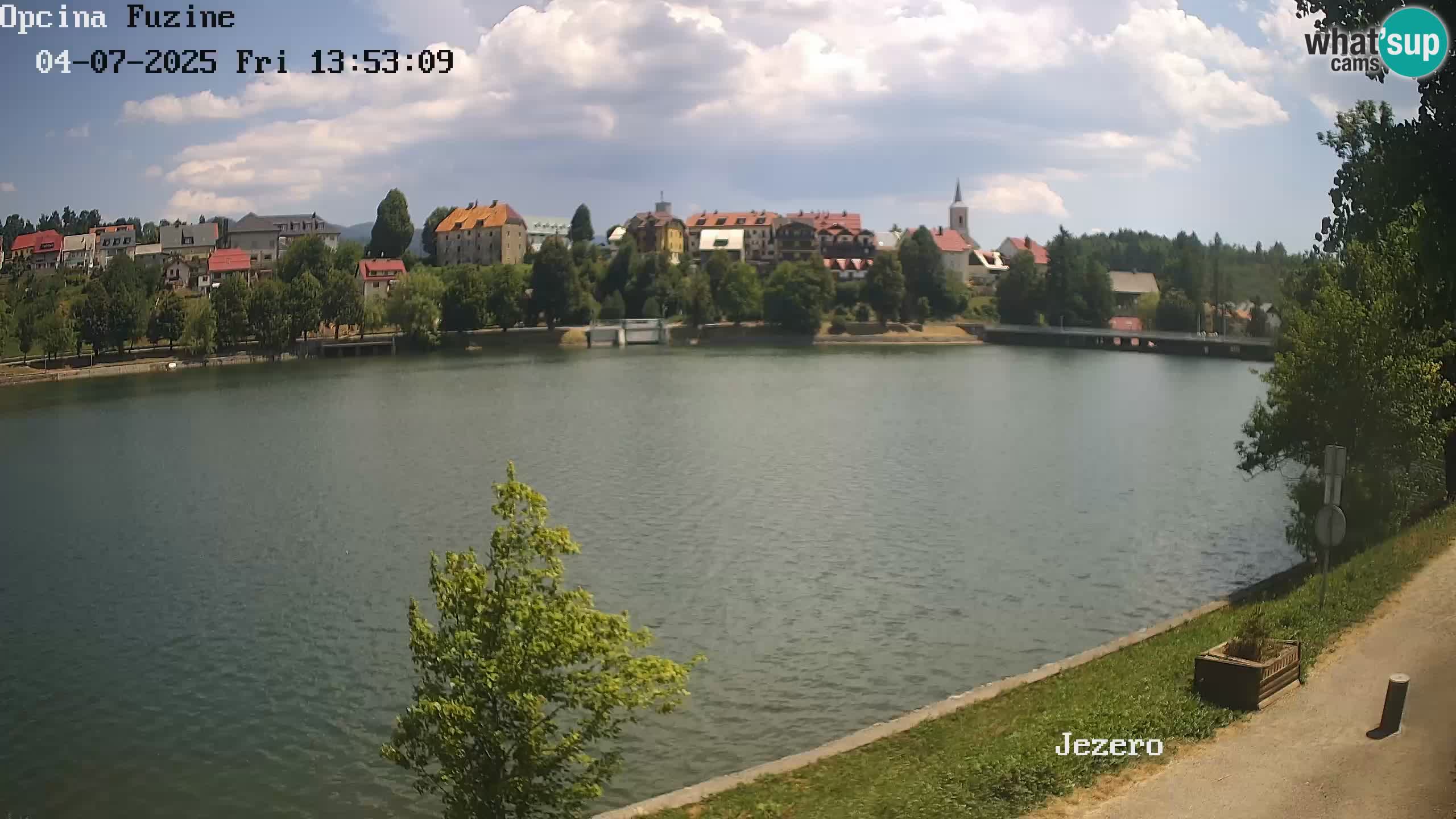 LIVE Lake Bajer livecam Bajersko Jezero Fužine