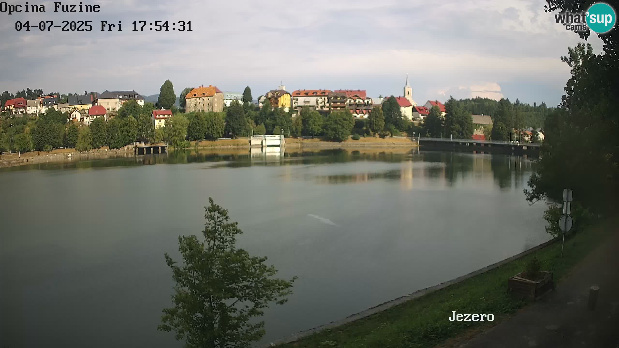 Bajersko Jezero web kamera Fužine