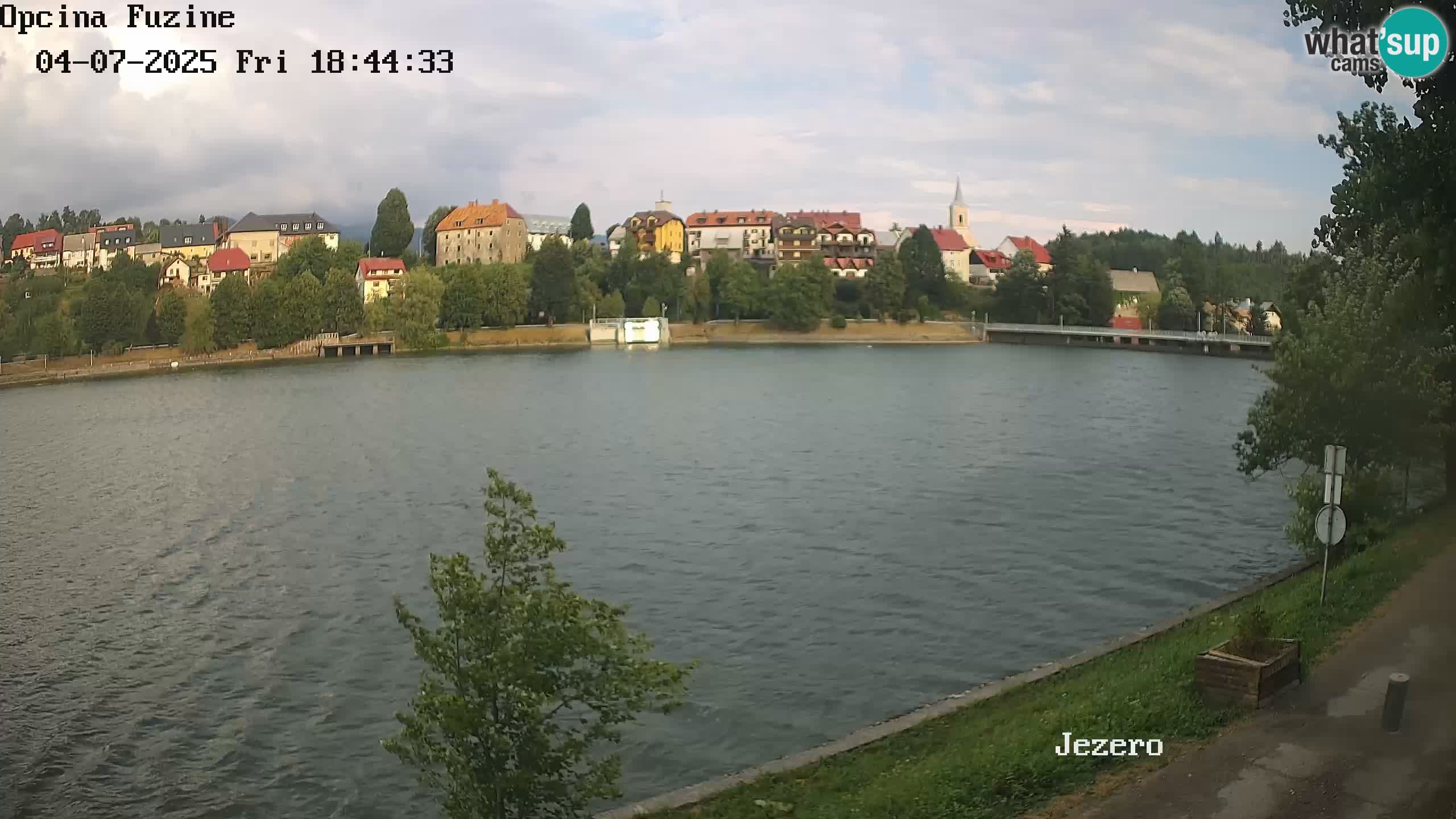 LIVE Lake Bajer livecam Bajersko Jezero Fužine
