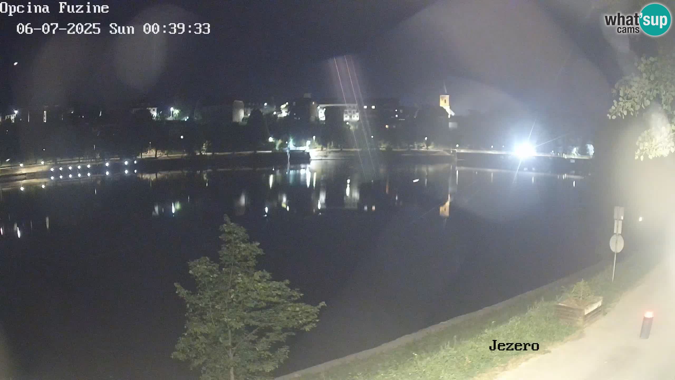 LIVE lago Bajer webcam Bajersko Jezero Fužine