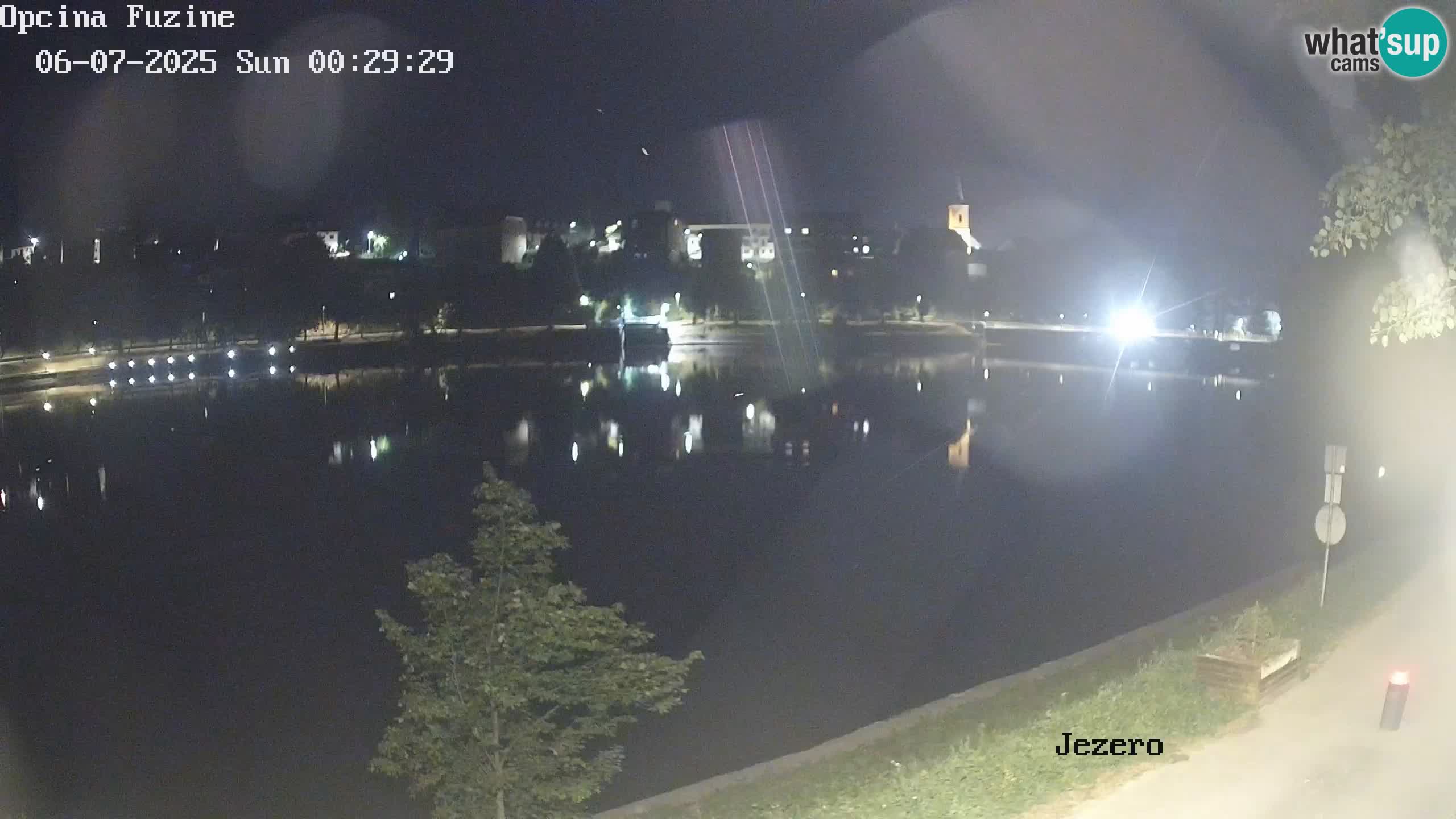 LIVE lago Bajer webcam Bajersko Jezero Fužine