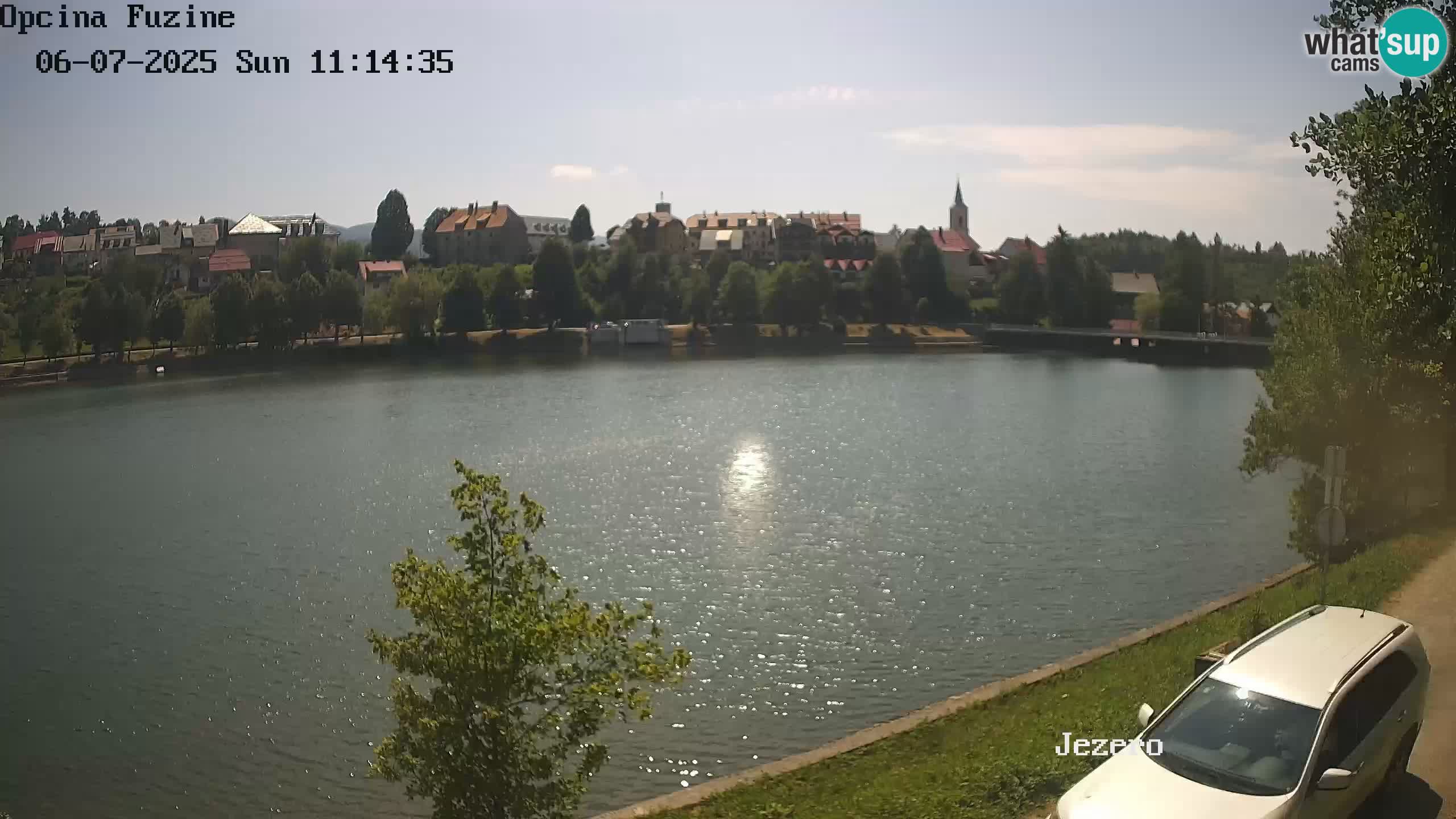 LIVE lago Bajer webcam Bajersko Jezero Fužine