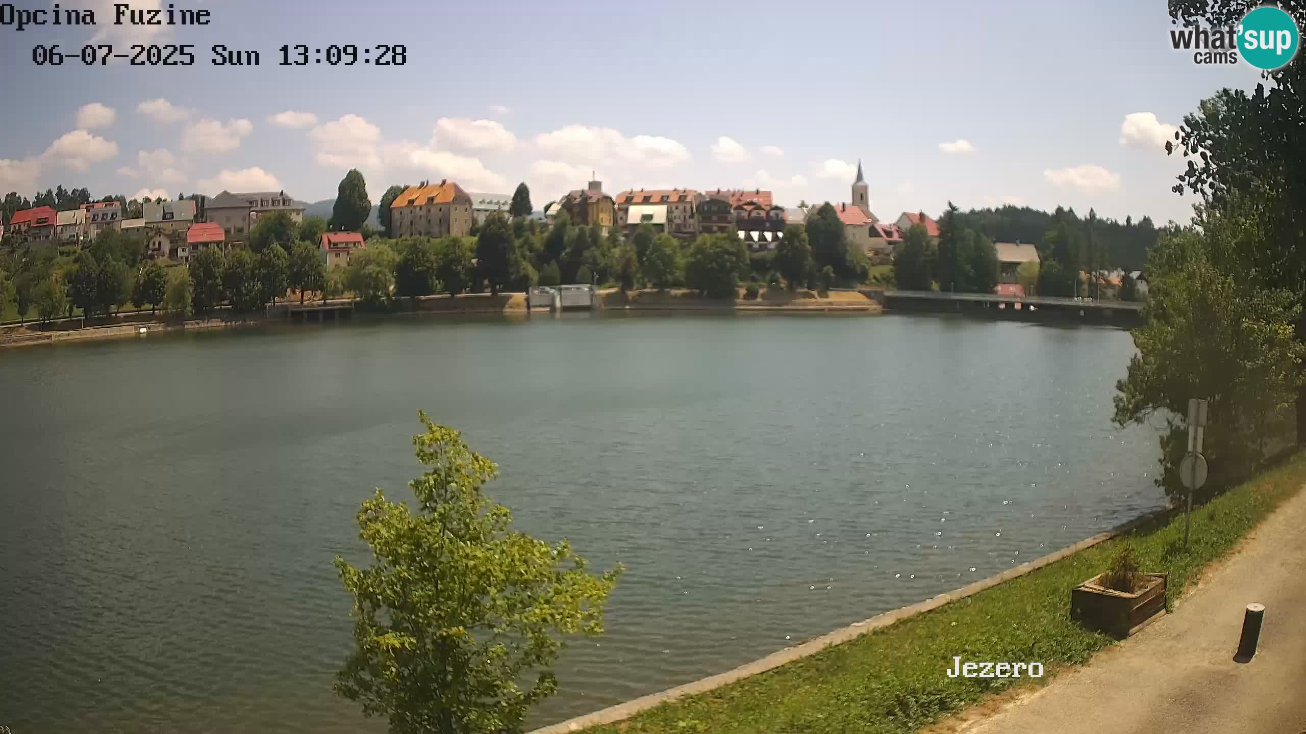 LIVE Lake Bajer livecam Bajersko Jezero Fužine