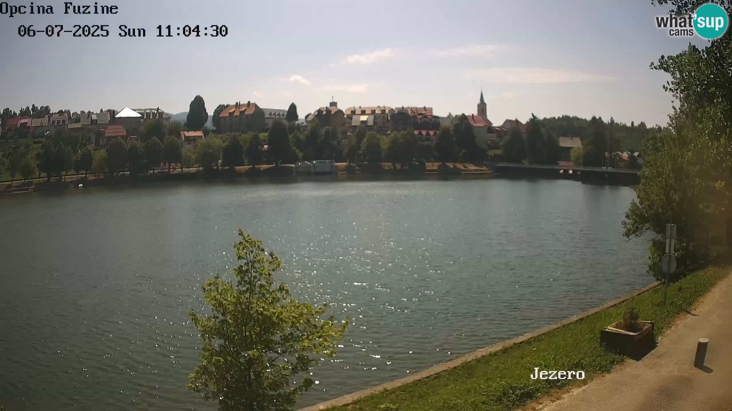 LIVE Lake Bajer livecam Bajersko Jezero Fužine