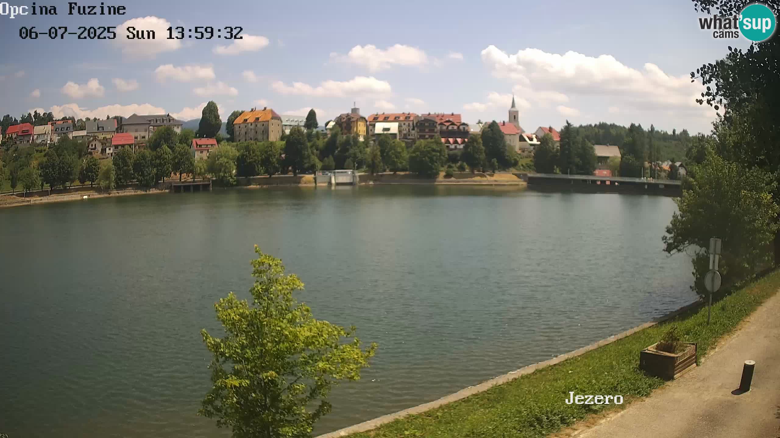 LIVE Lake Bajer livecam Bajersko Jezero Fužine