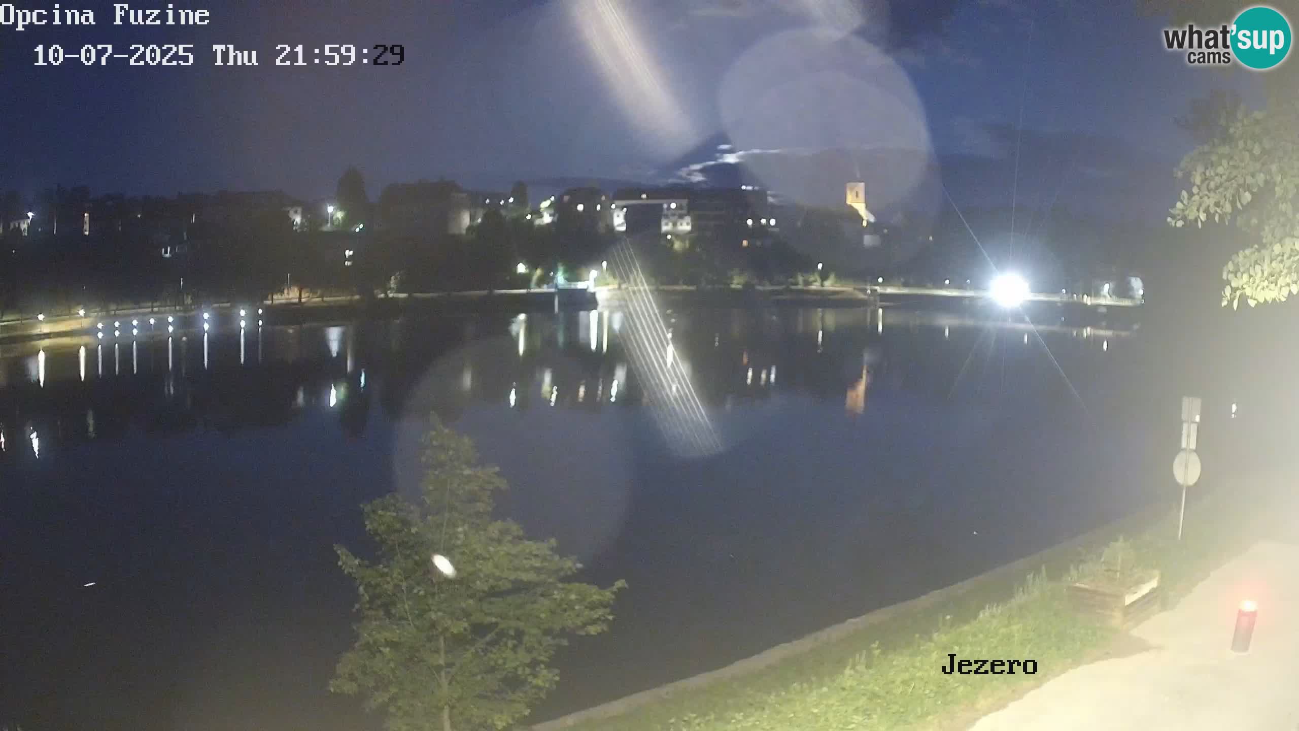 LIVE Lake Bajer livecam Bajersko Jezero Fužine